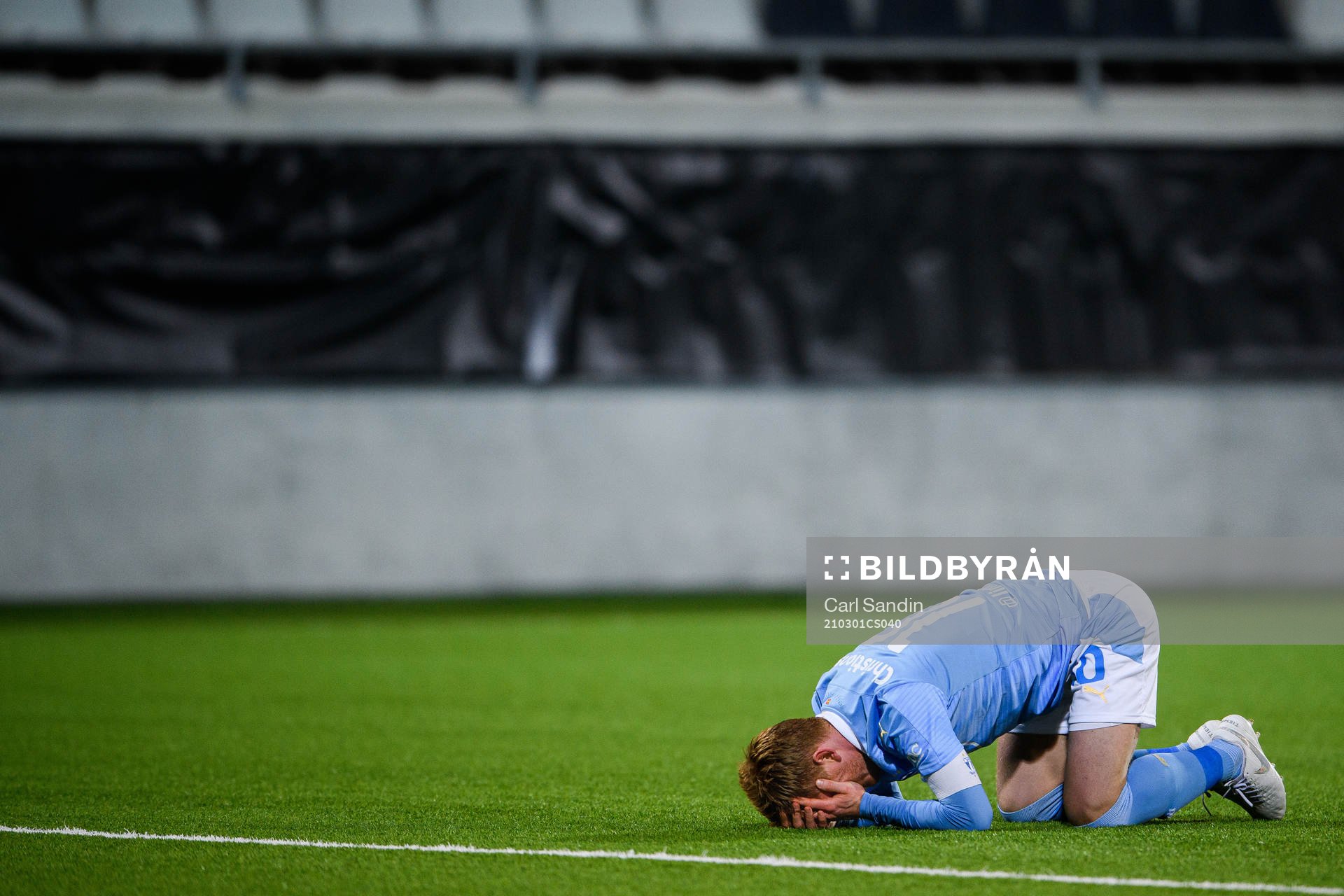 Malmö FFs Anders Christiansen deppar
