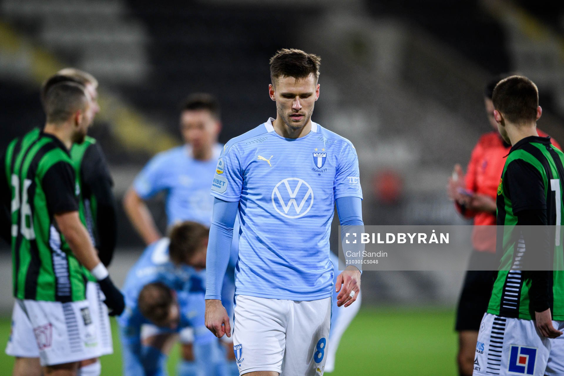 Malmö FFs Arnór Traustason deppar
