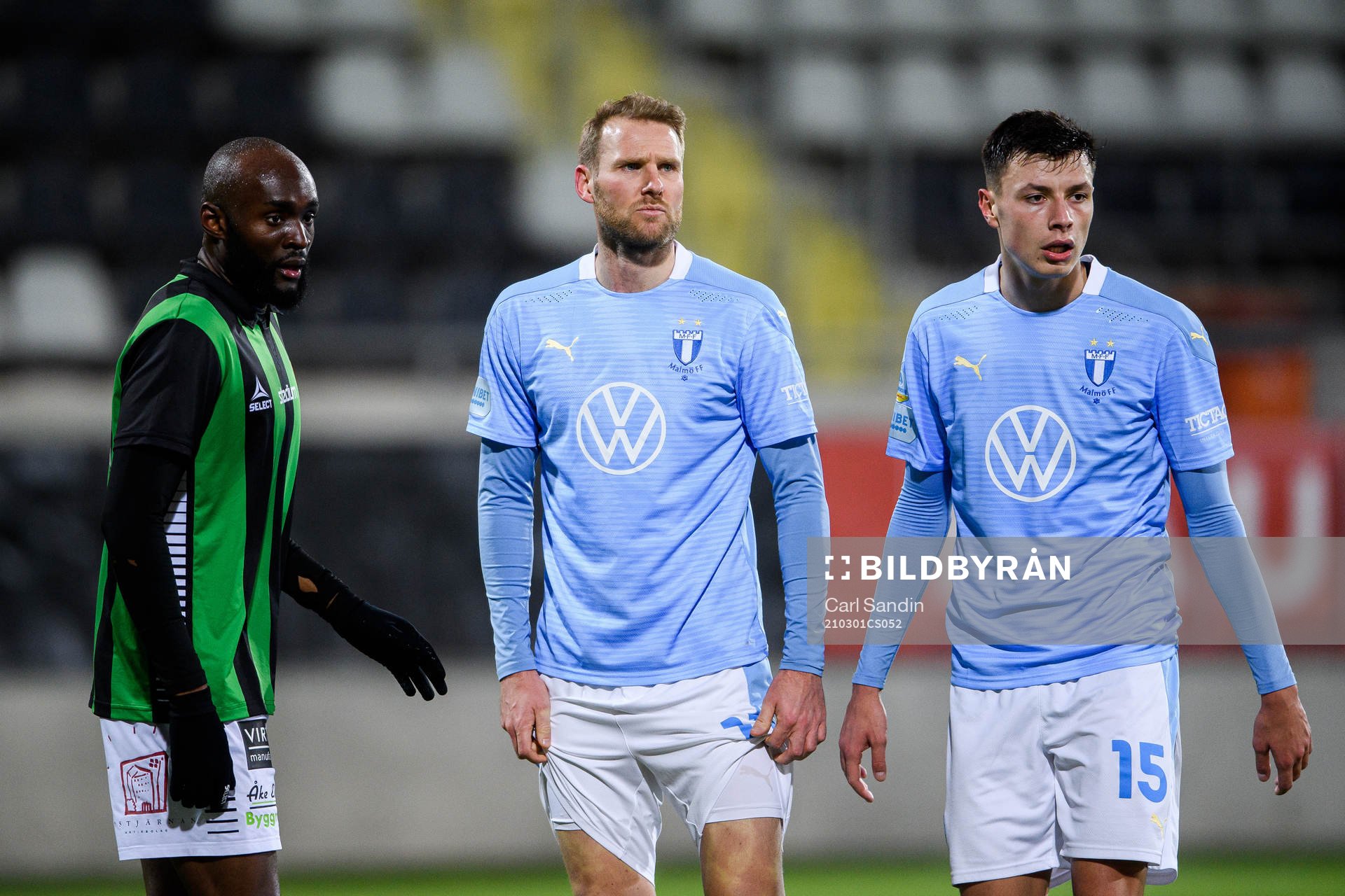 GAIS Boris Lumbana , Malmö FFs Ola Toivonen och Anel