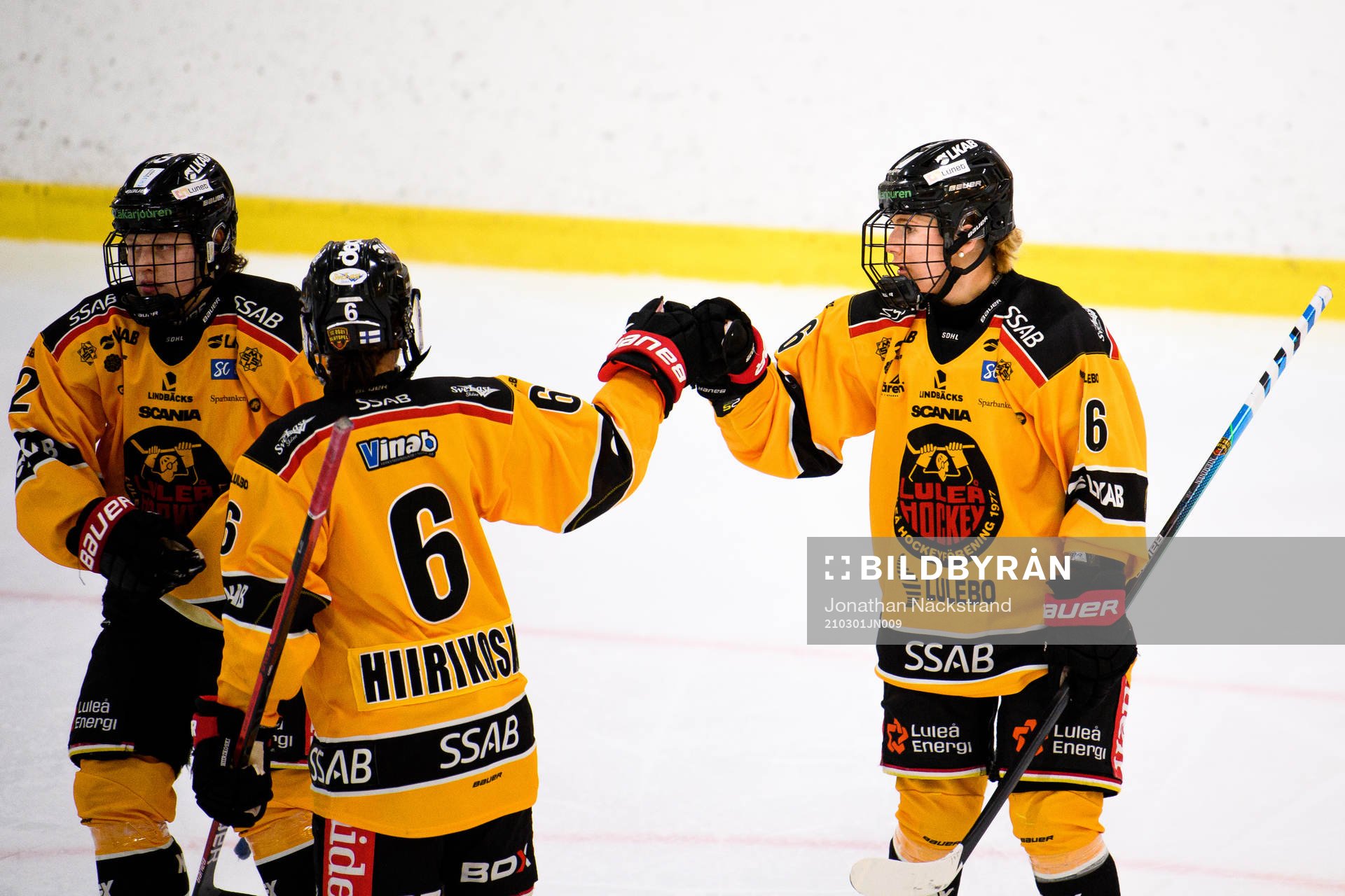 Luleås Petra Nieminen jublar