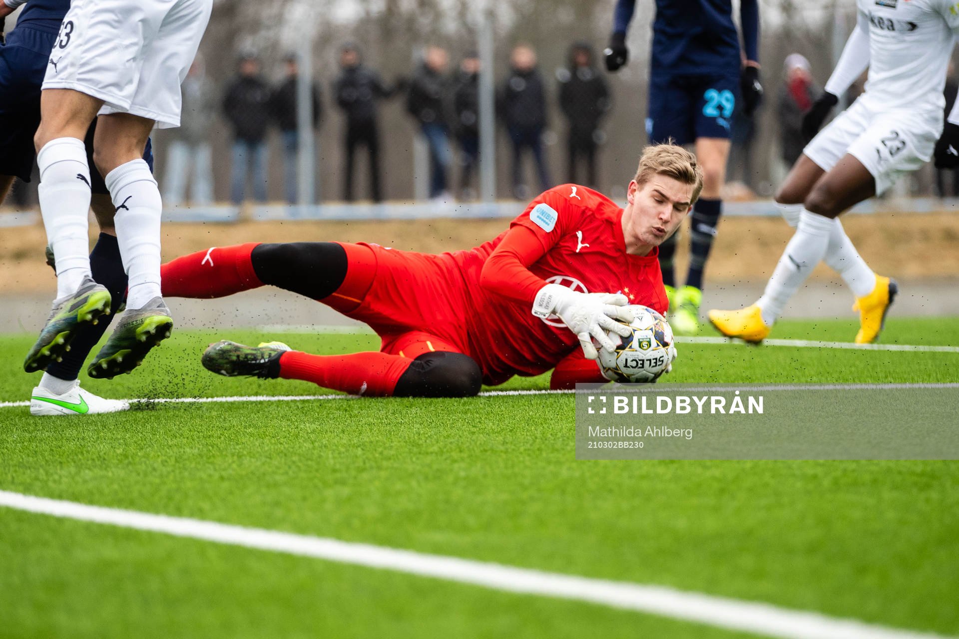 Malmö FFs målvakt Mathias Nilsson