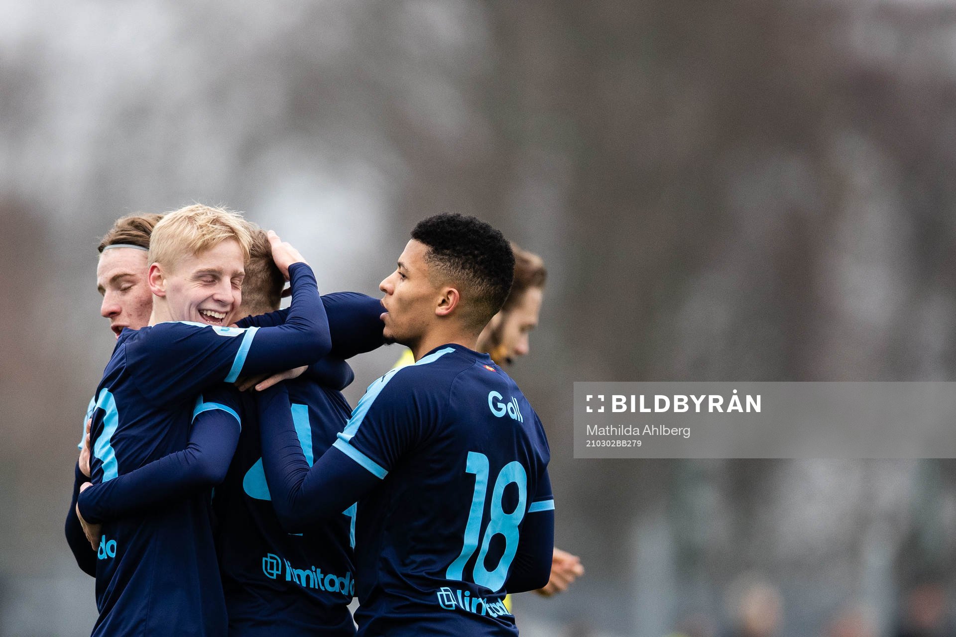 Malmö FFs spelare jublar