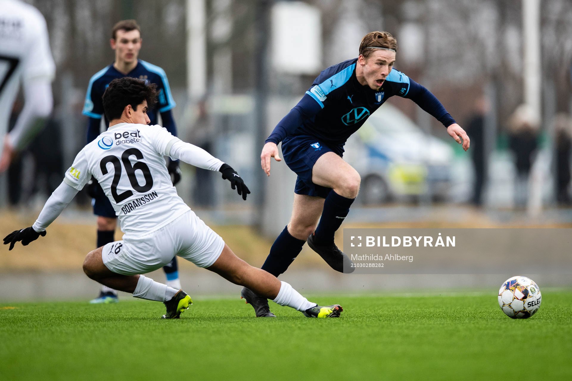 Helsingborgs Victor Göransson och Malmö FFs Markus