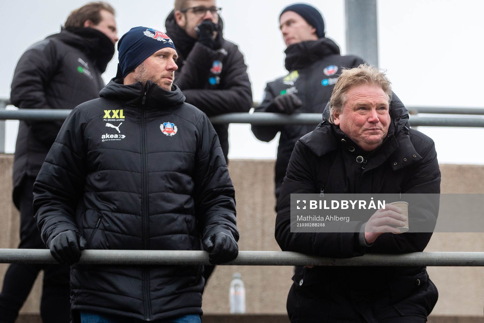 Helsingborgs Andreas Granqvist och tränare Jörgen