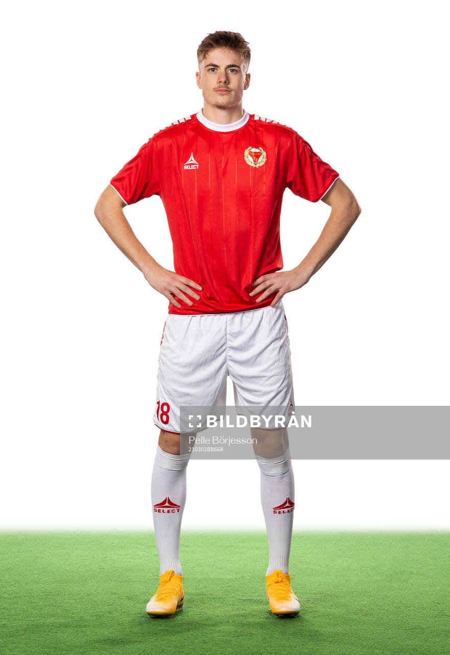 Kalmars Johan Arvidsson poserar för ett porträtt den 2 mars 2021 i Kalmar.