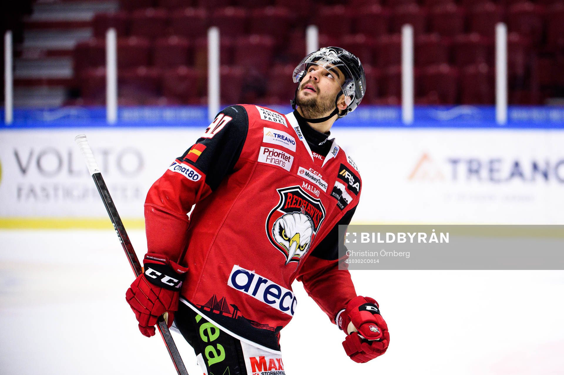 Malmö Redhawks Joseph Veleno jublar