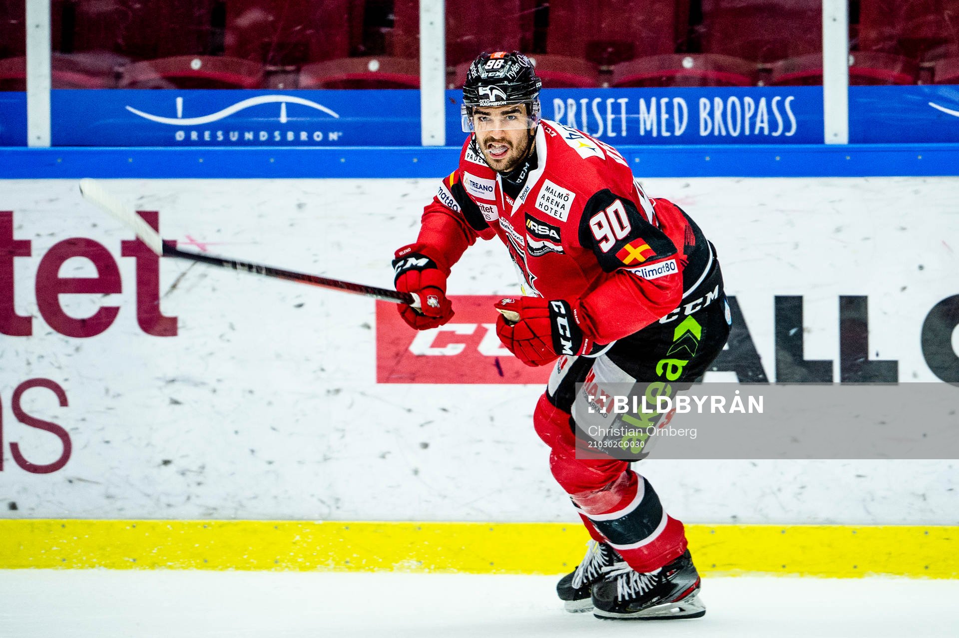 Malmö Redhawks Joseph Veleno jublar