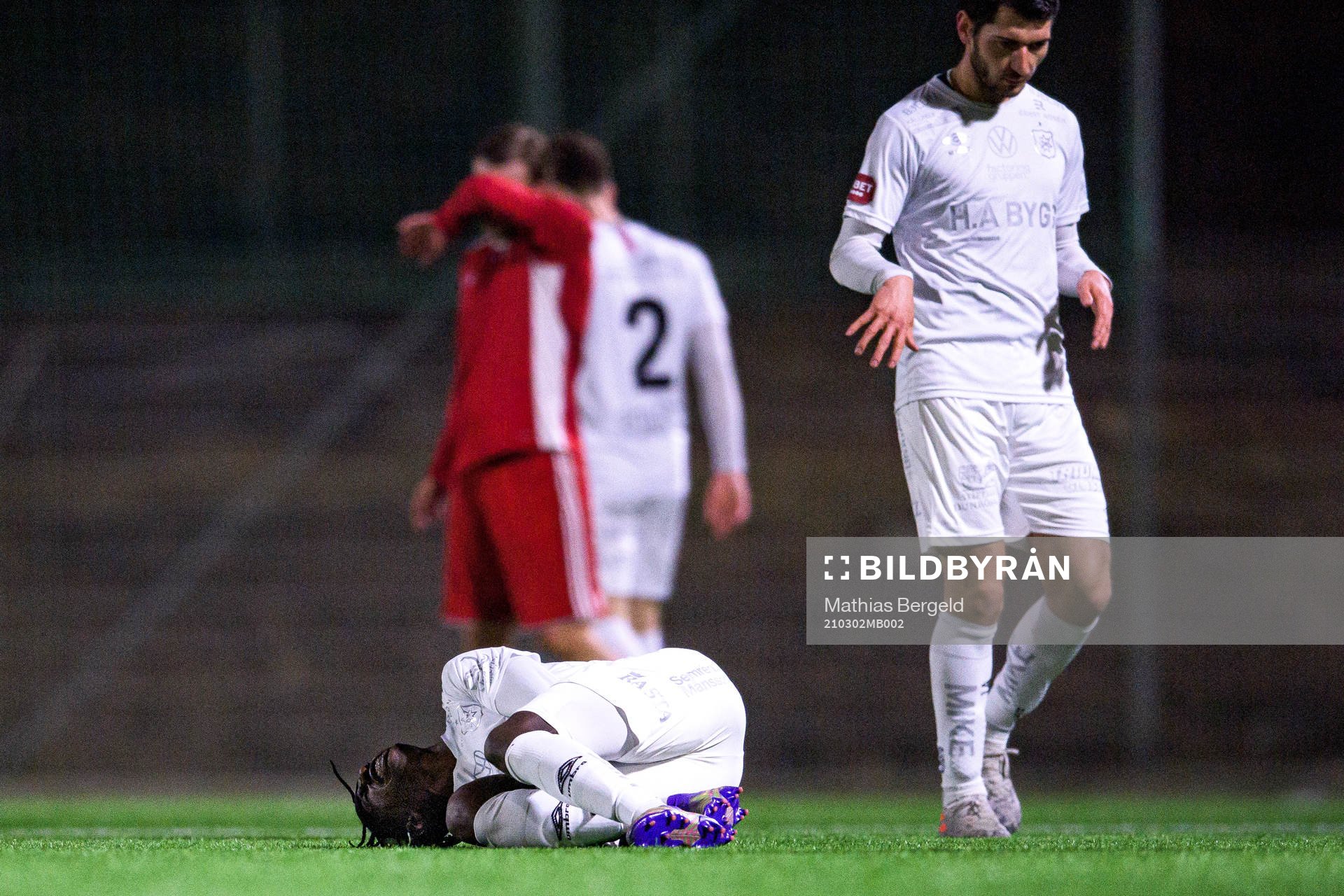 Örgrytes Mohamed Said Adan har ont
