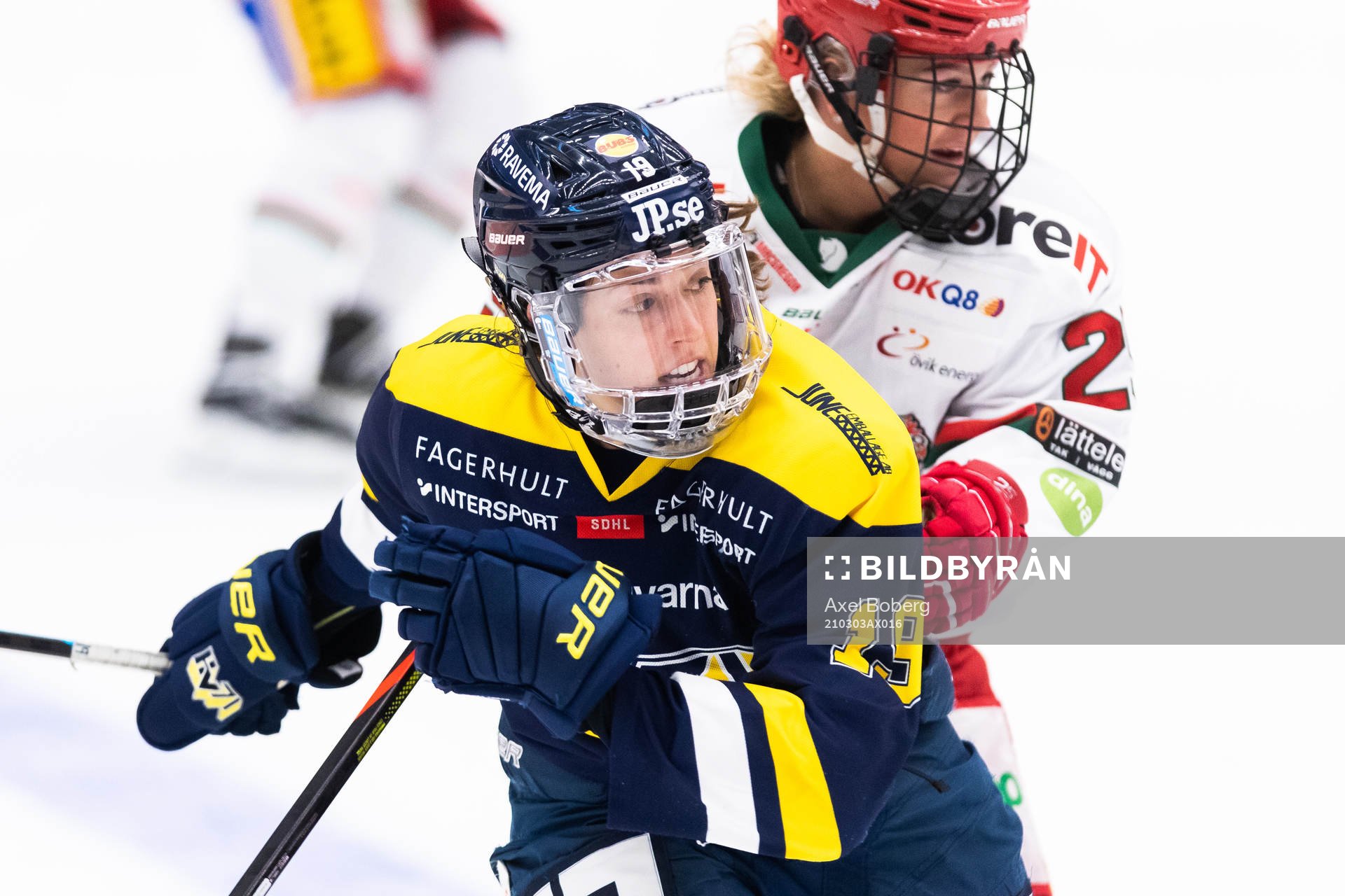 s Olivia Zafuto och MODOs Maja Grundström