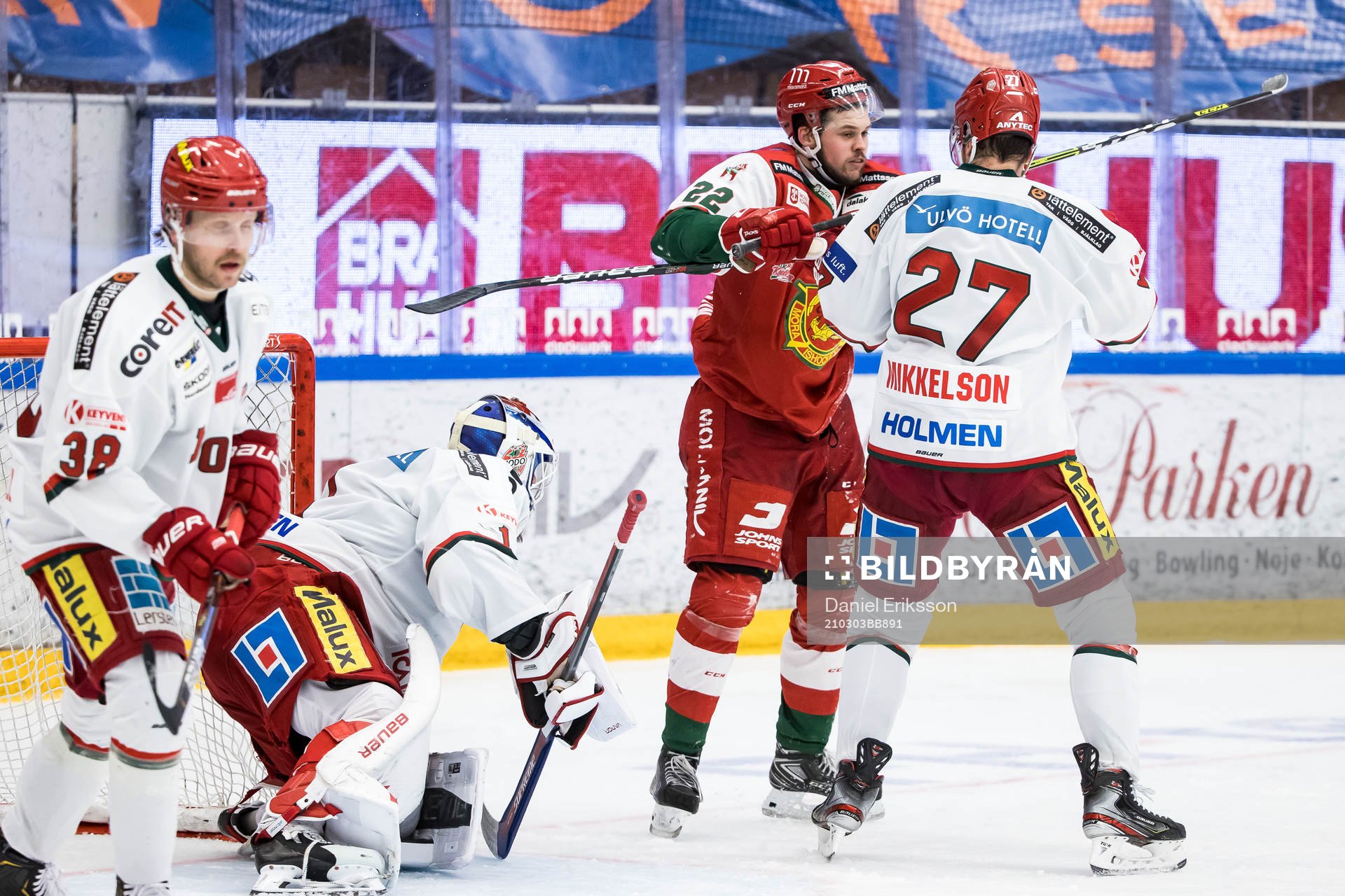 Moras Måns Carlsson och Modos Brendan Mikkelson och Modos