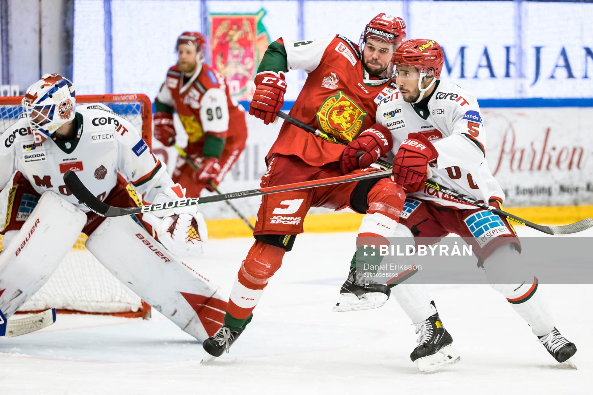 Moras Måns Carlsson och Modos Frank Corrado