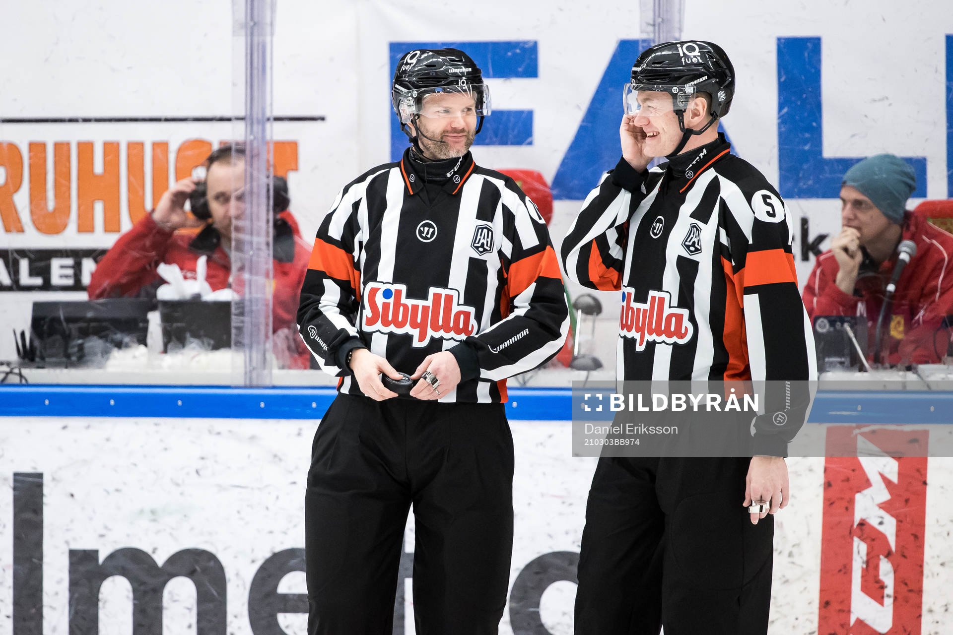Huvuddomare David Bergman och Daniel Eriksson