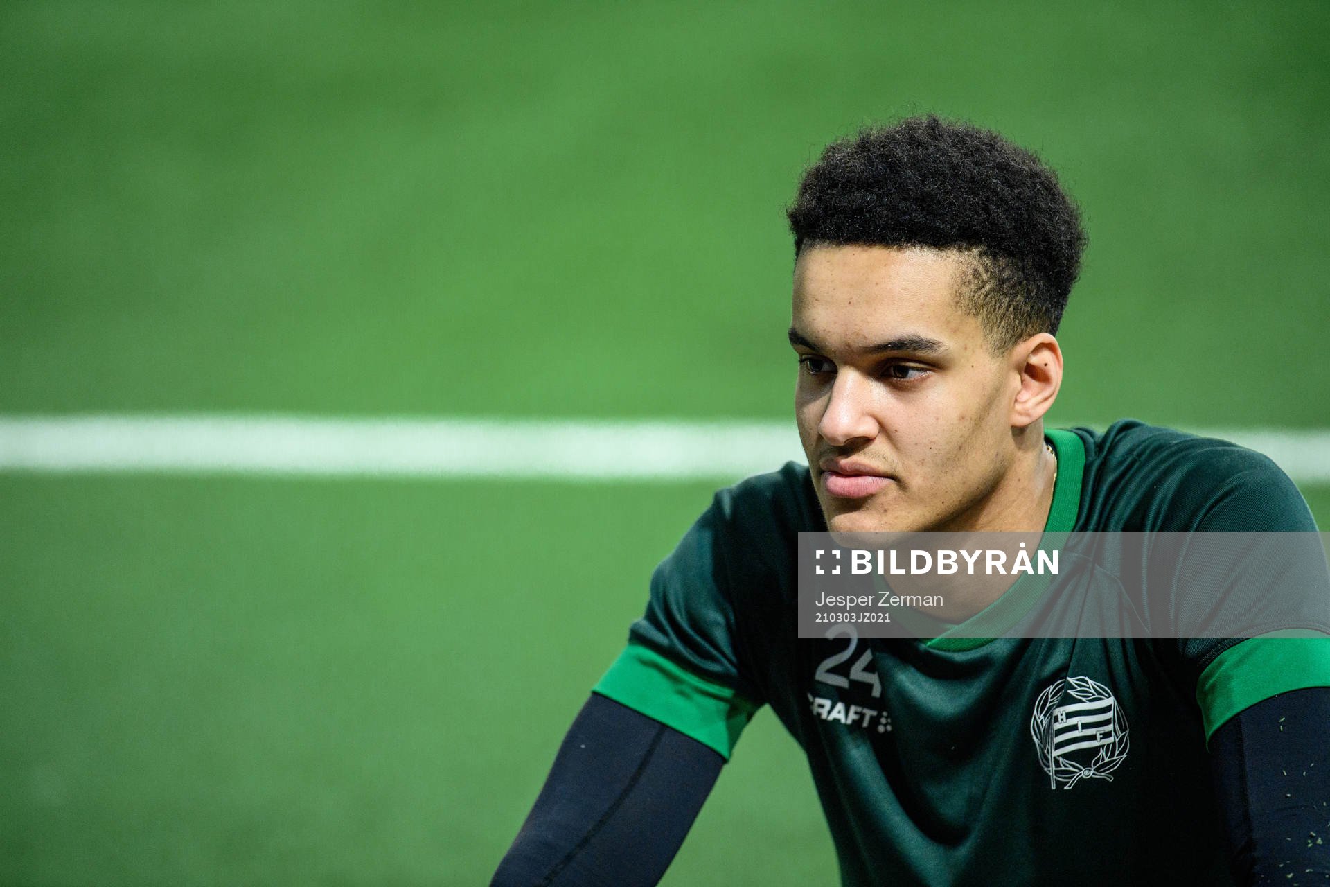 Hammarbys målvakt Oliver Dovin