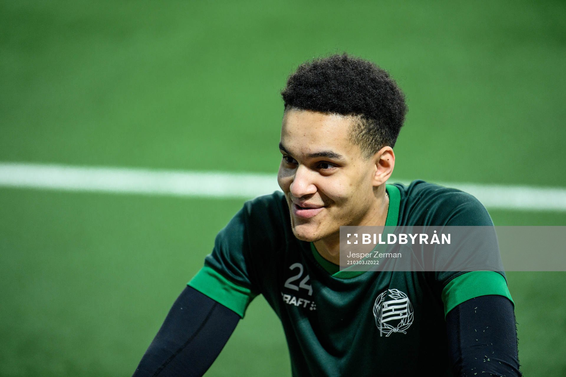 Hammarbys målvakt Oliver Dovin