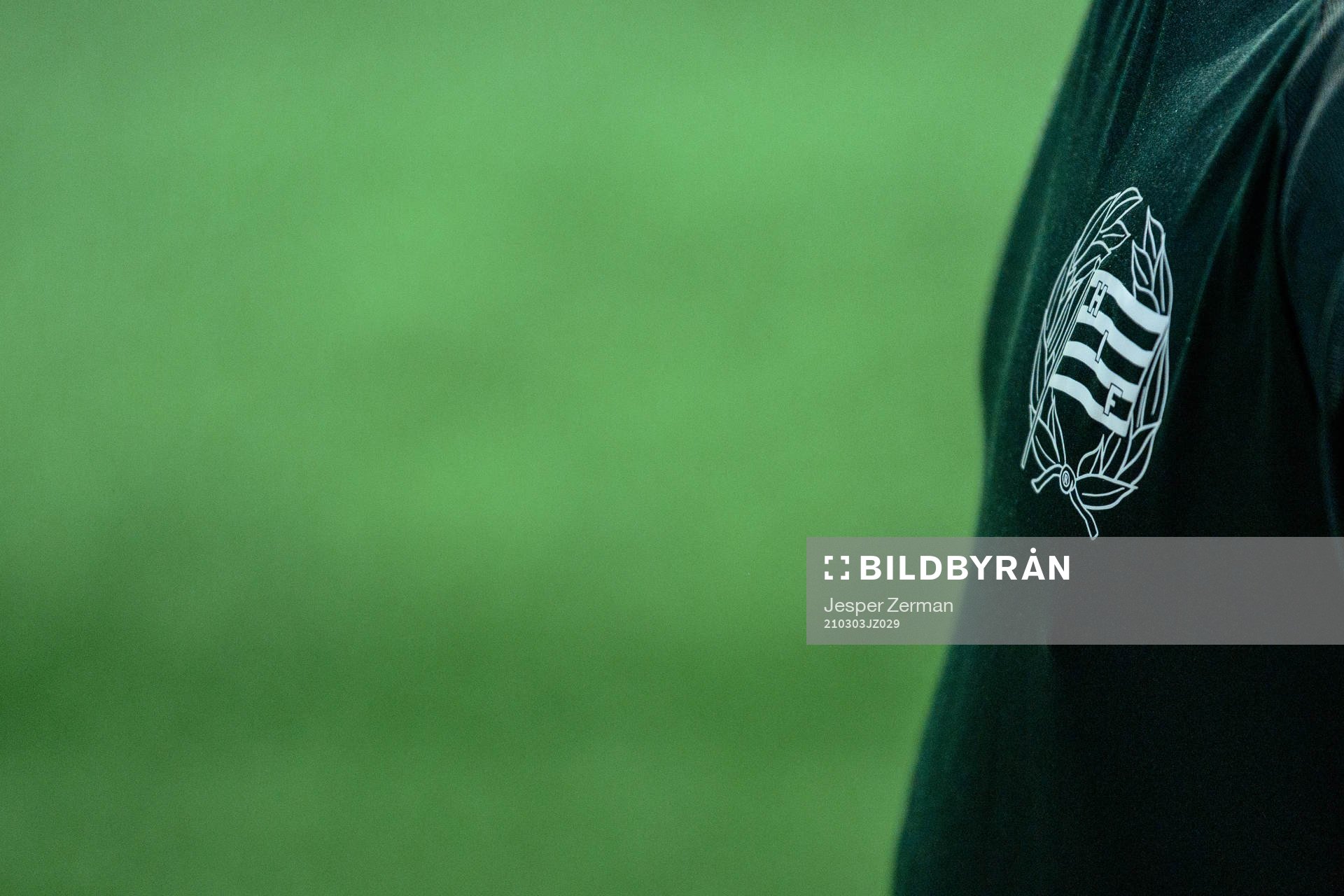 Hammarbys emblem på en träningströja