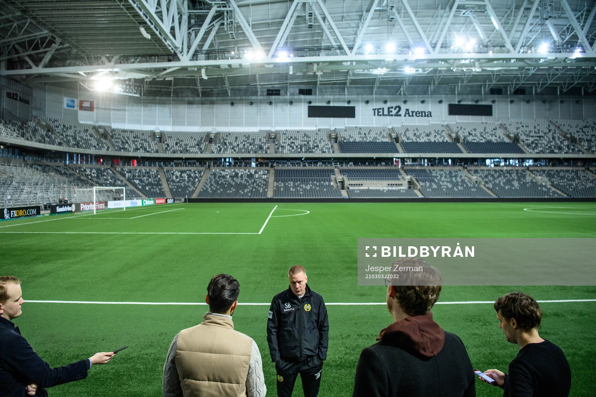 Hammarbys tränare Stefan Billborn