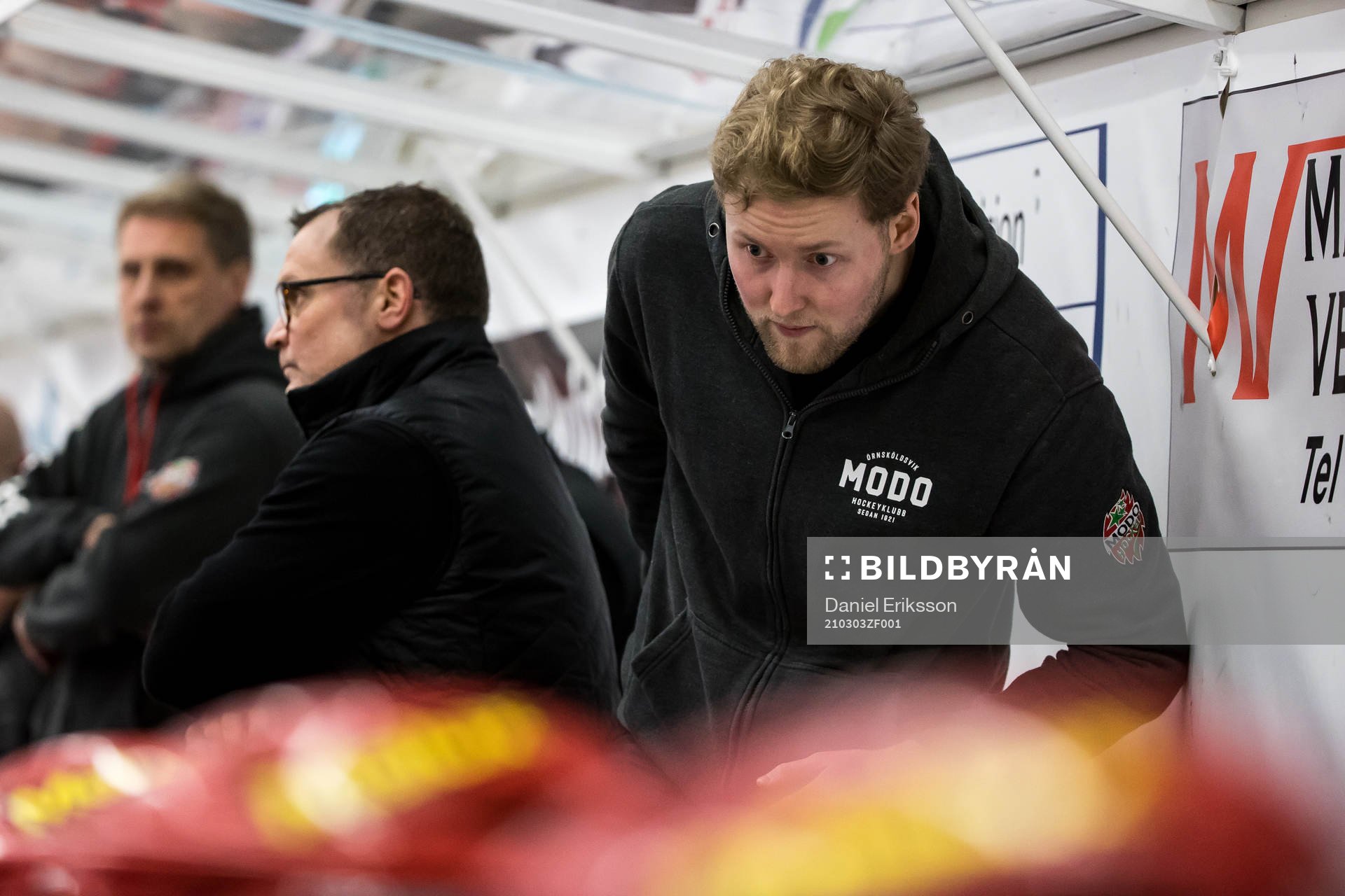 Modos materialförvaltare Robin Forssén