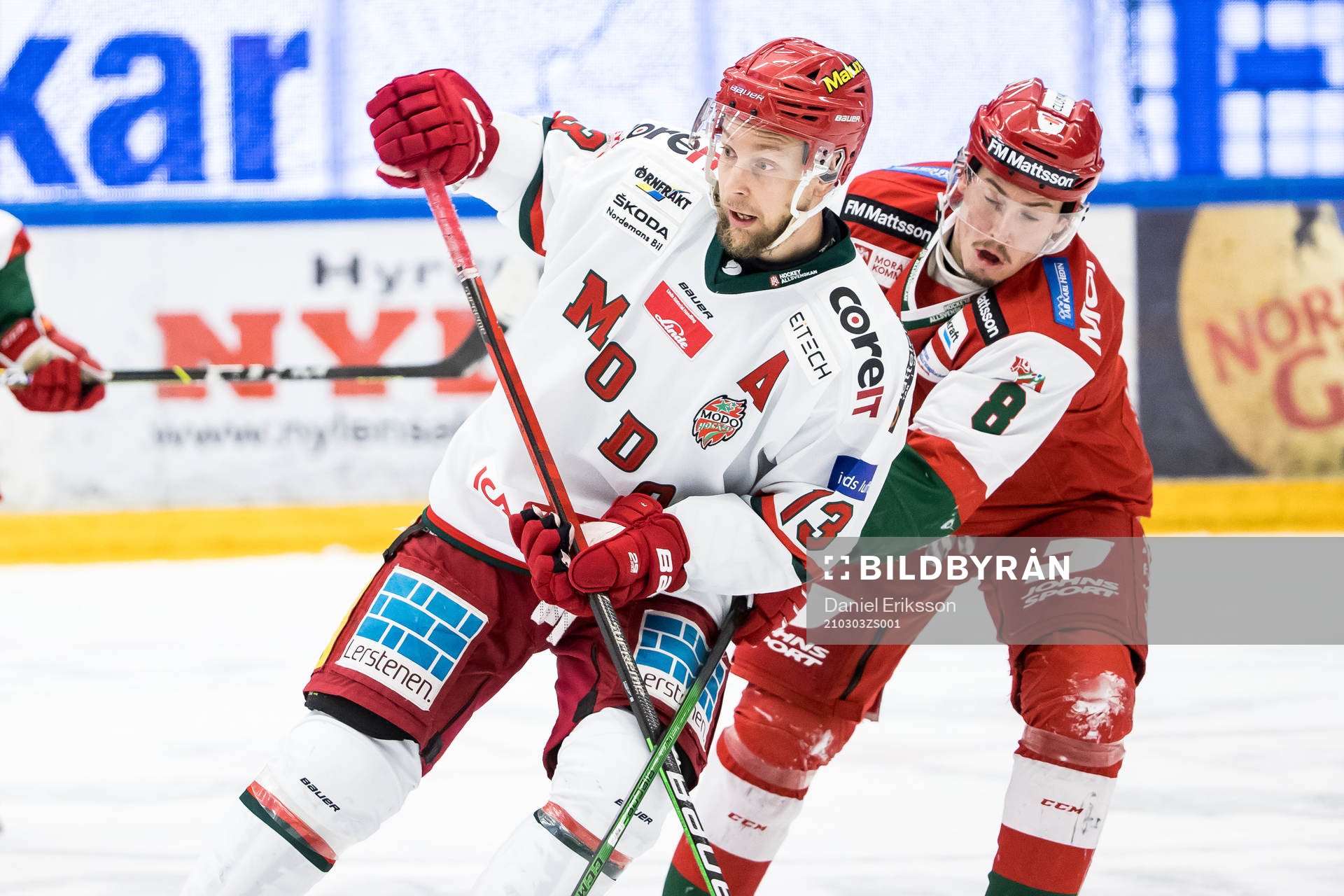 Modos Johan Harju och Moras Robin Johansson