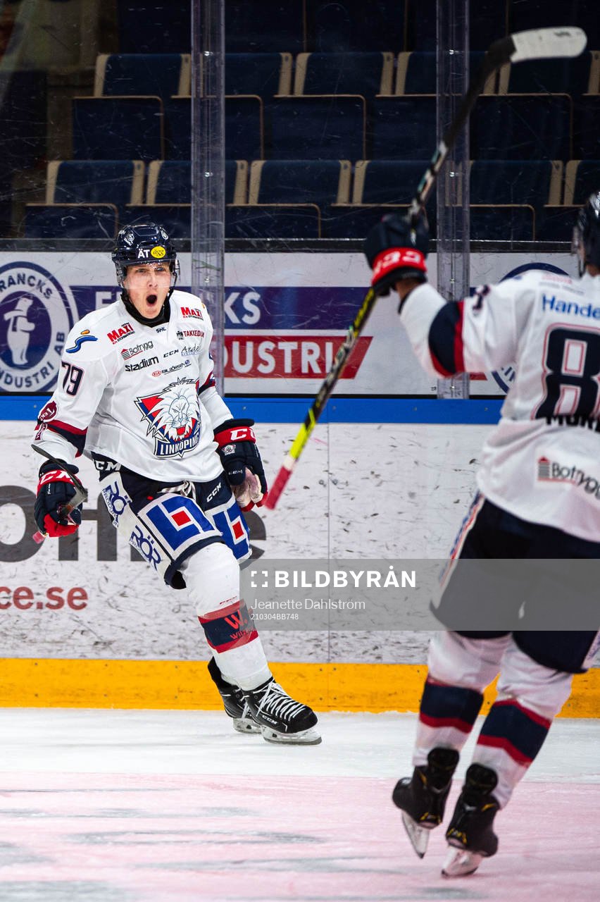 Linköpings Patrik Lundh jublar