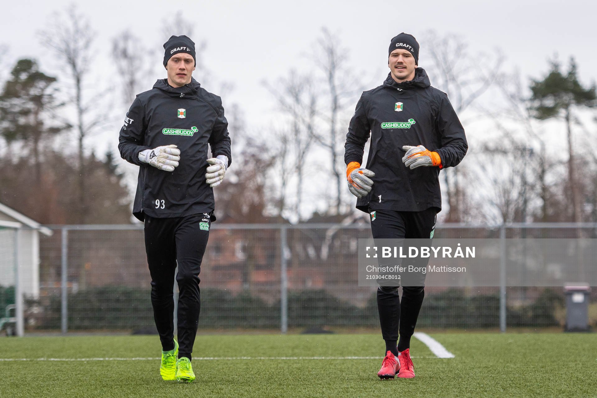 Målvakterna Philip Mårtensson och August Strömberg