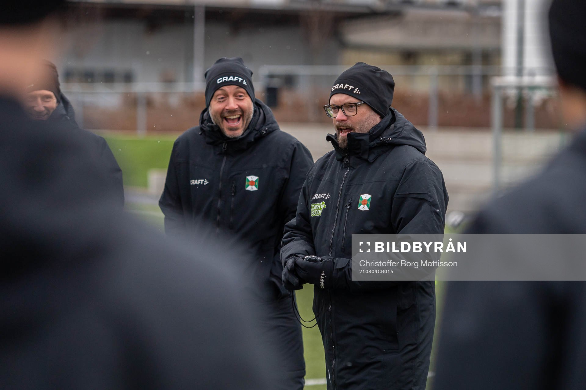Assisterade tränare Danijel Milovanovic och Tränare