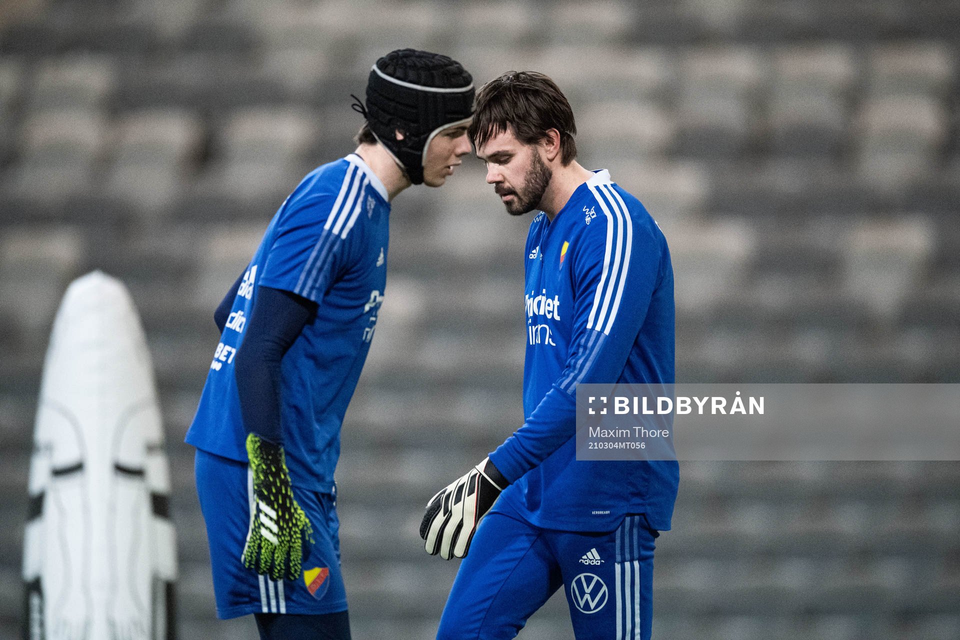 Målvakt Jacob Widell Zetterström och målvakt Tommi Vaiho