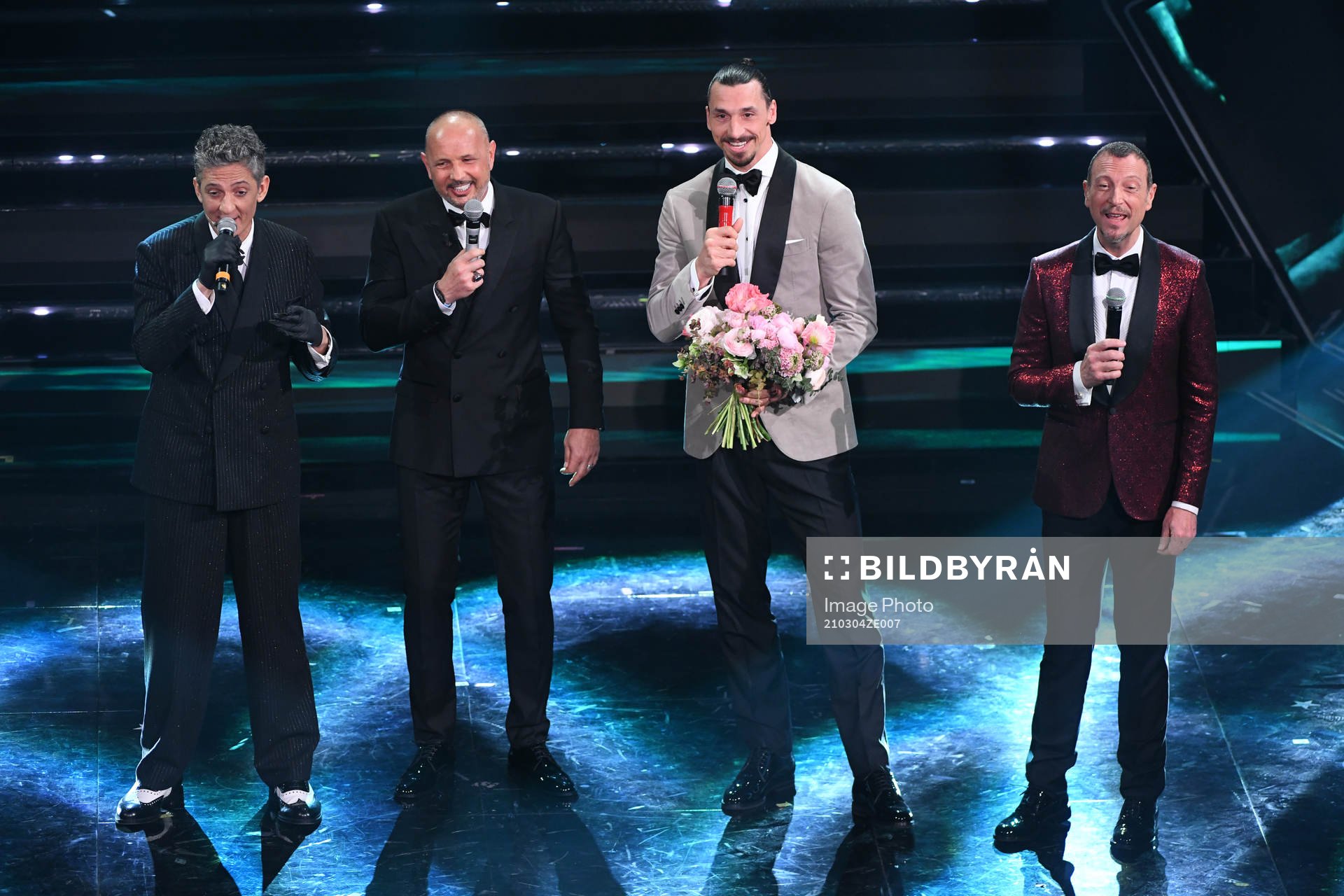 Fiorello, Sinisa Mihajlovic, Zlatan Ibrahimovic and