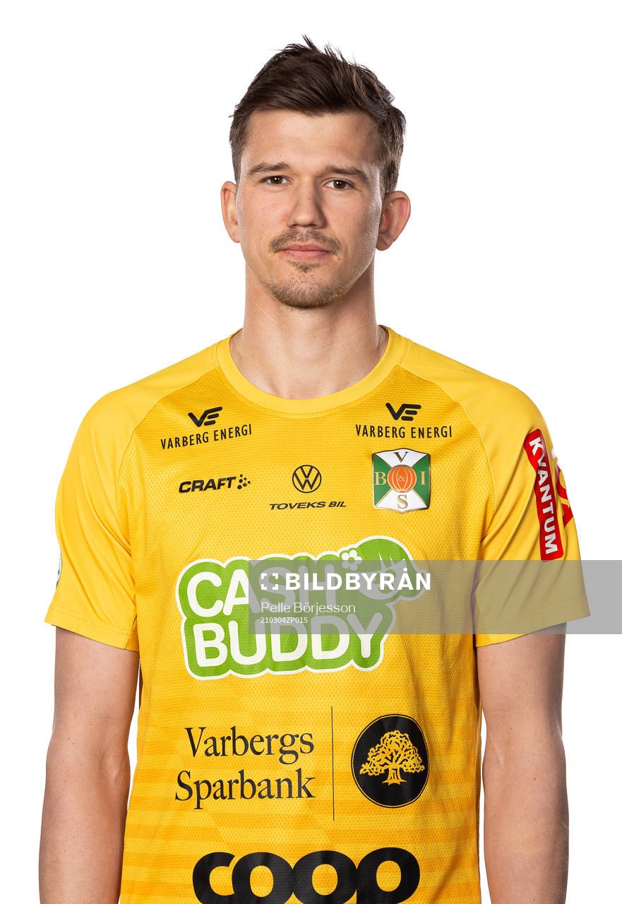 Varbergs målvakt August Strömberg