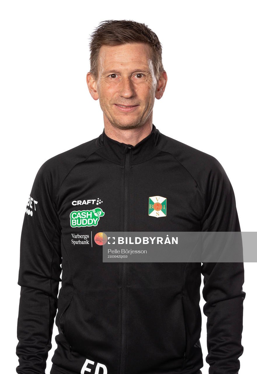 Varbergs assisterande tränare Fredrik Danielsson