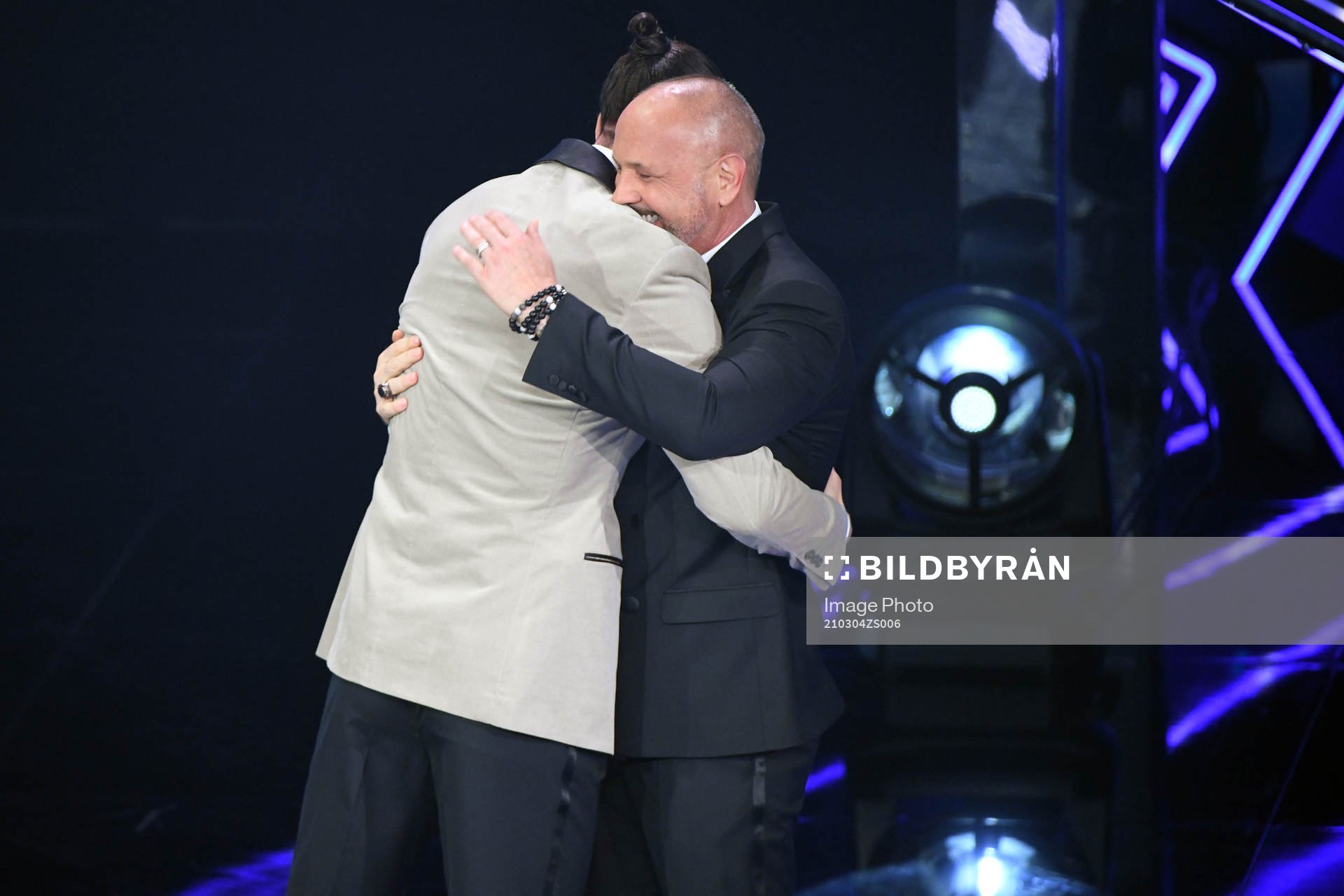 Zlatan Ibrahimovic and Sinisa Mihajlovic attends the