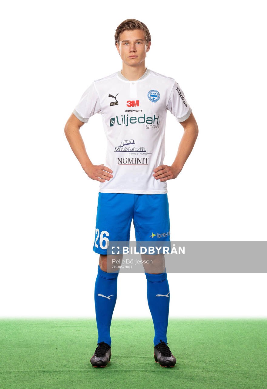 Värnamos Pontus Kindberg poserar för ett porträtt den 5 mars 2021 i Värnamo.