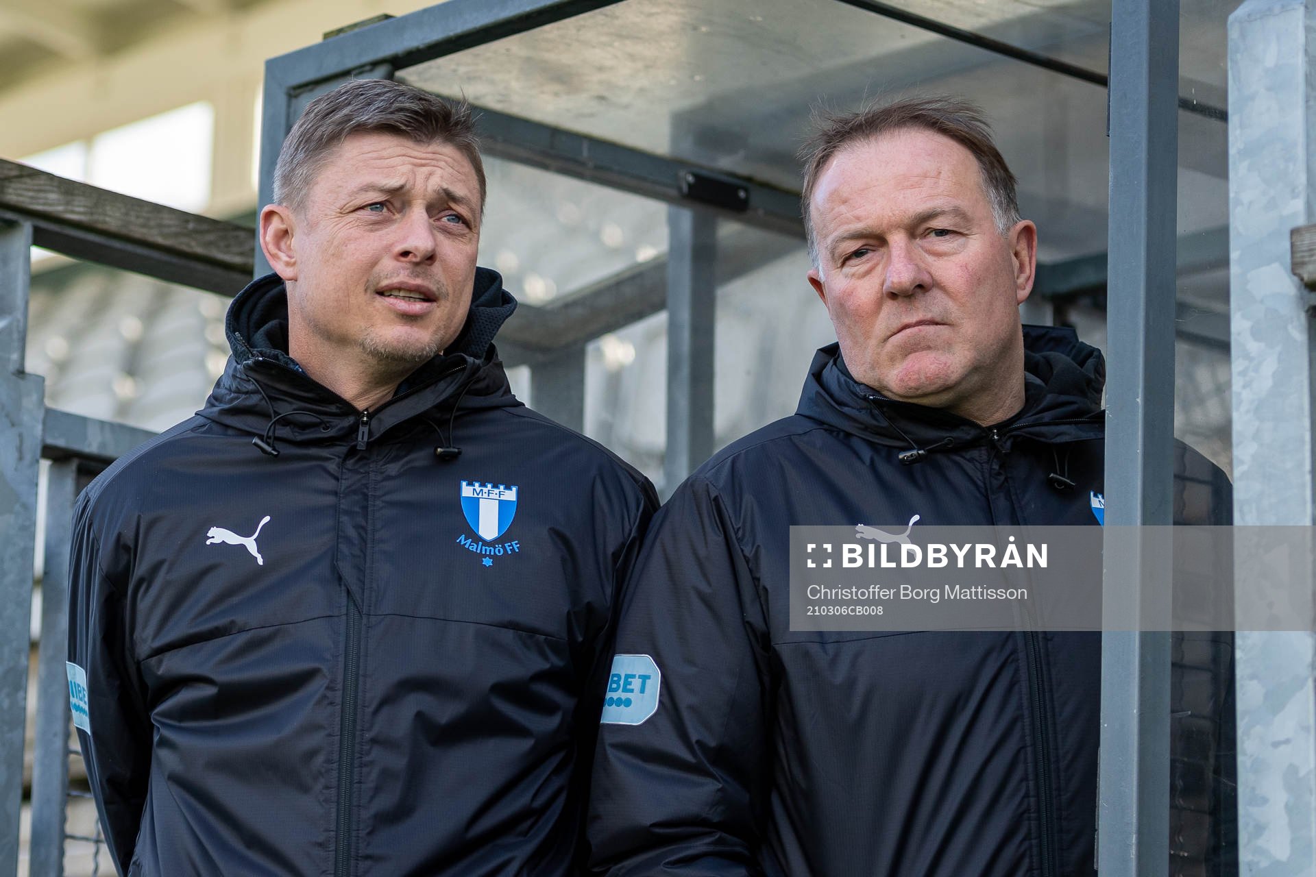 Malmö FFs huvudtränare Jon Dahl Tomasson och assisterande