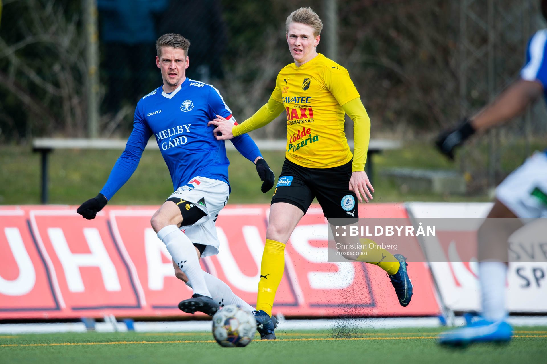 Trelleborgs Fredrik Liverstam och Löddes Isak Ekström