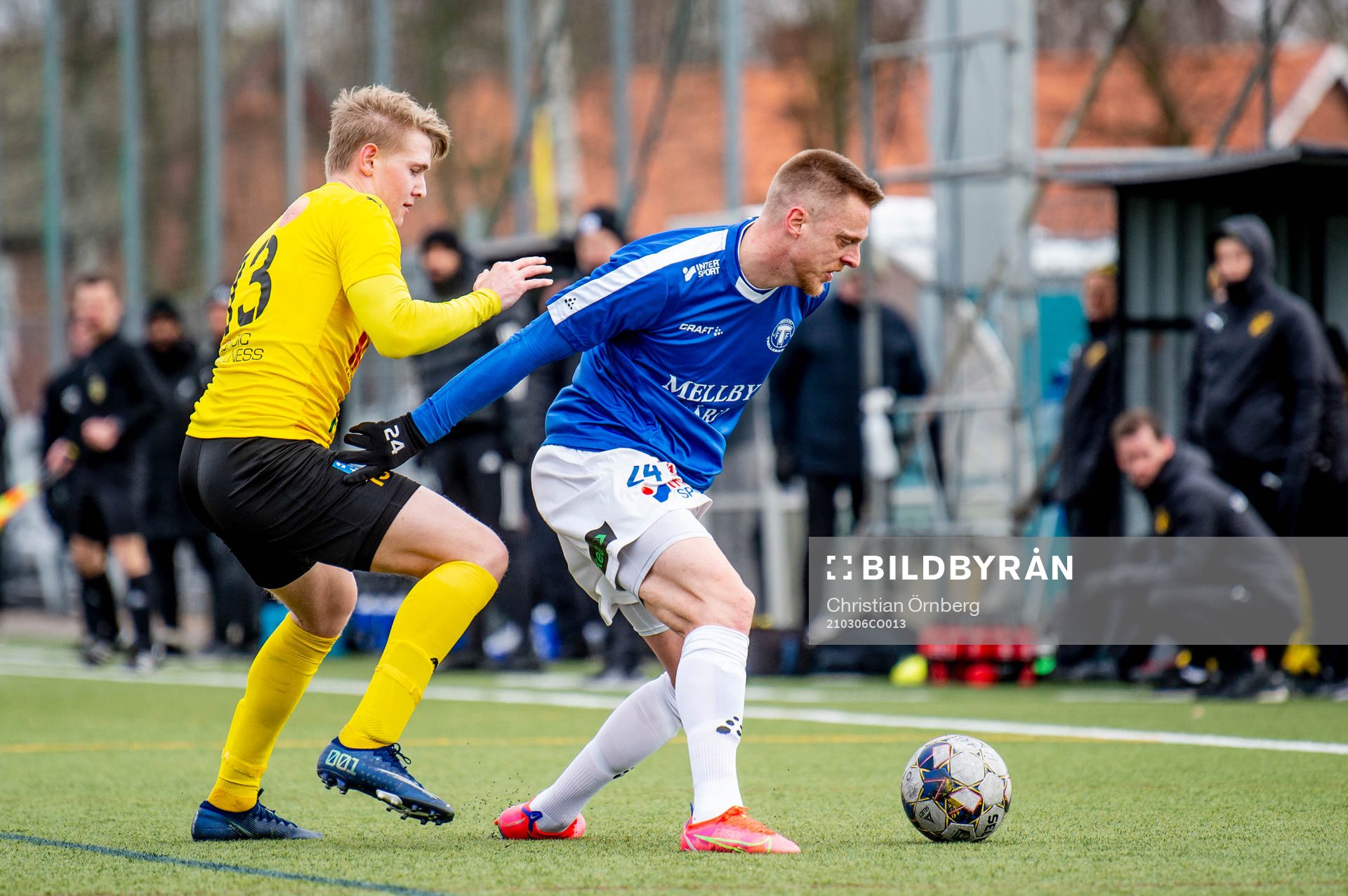 Löddes Isak Ekström mot Trelleborgs Mattias Håkansson