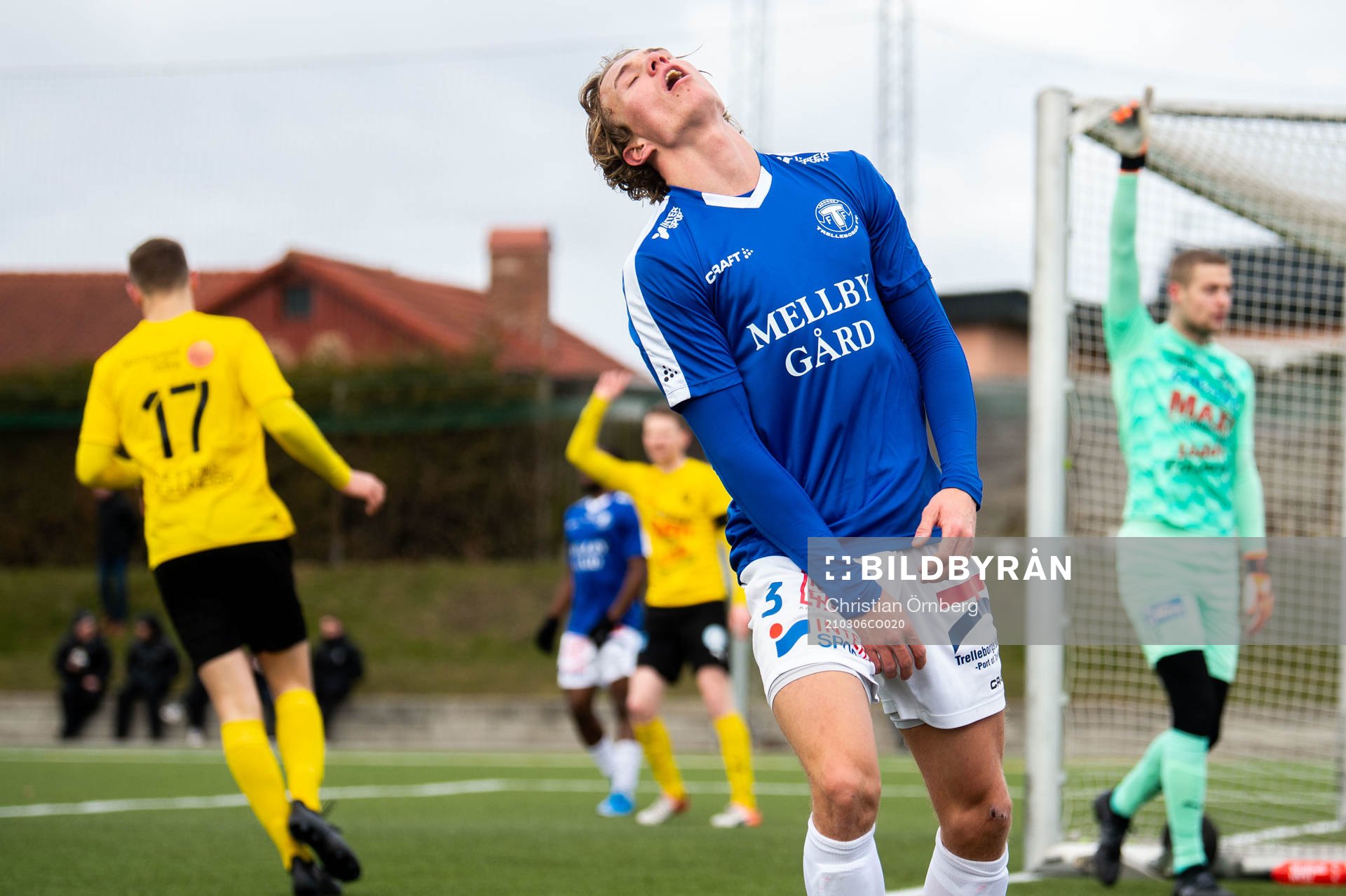Trelleborgs Niklas Vesterlund deppar