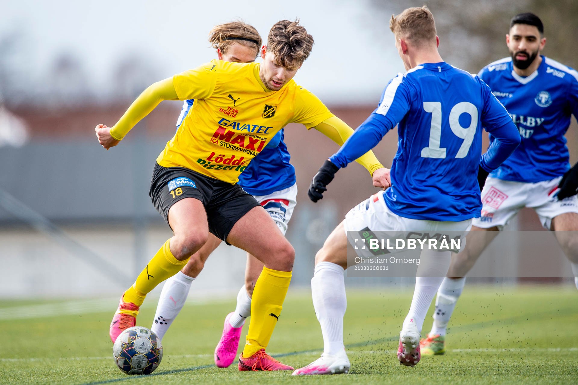 Löddes Nils Runnberg mot Trelleborgs Tobias Karlsson