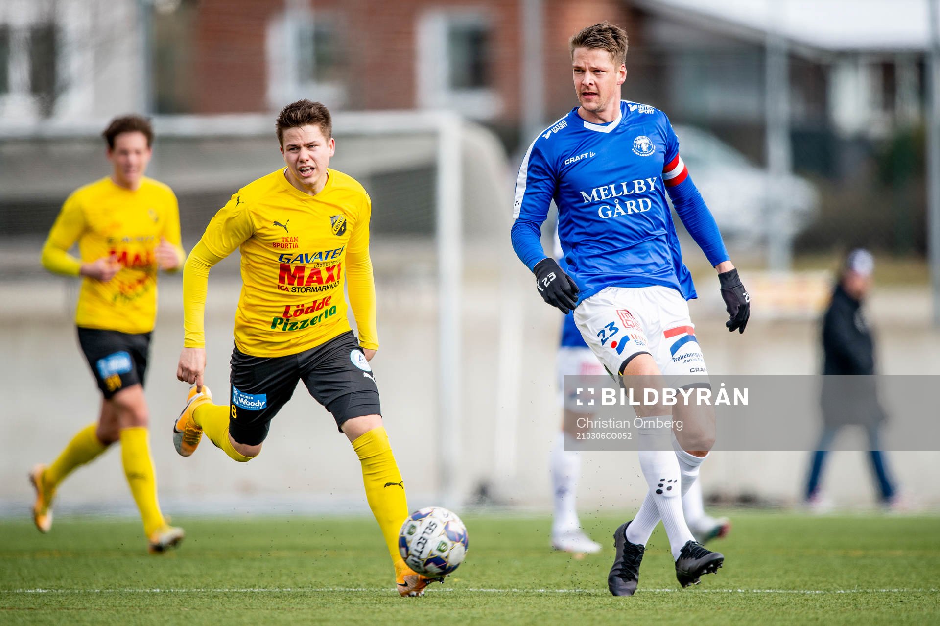 Trelleborgs Fredrik Liverstam mot Löddes Emil Joelsson