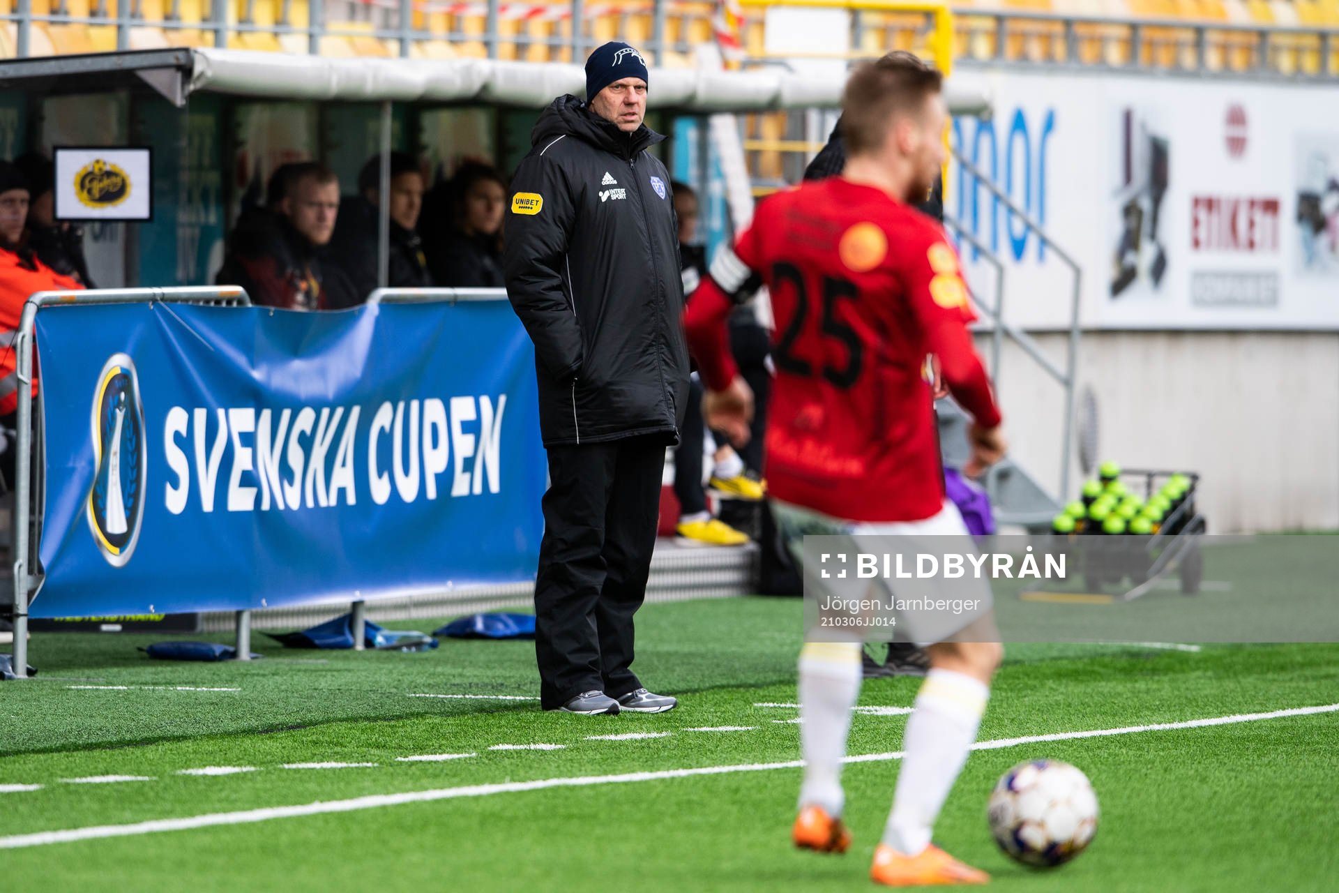 Falkenbergs tränare Hans Eklund