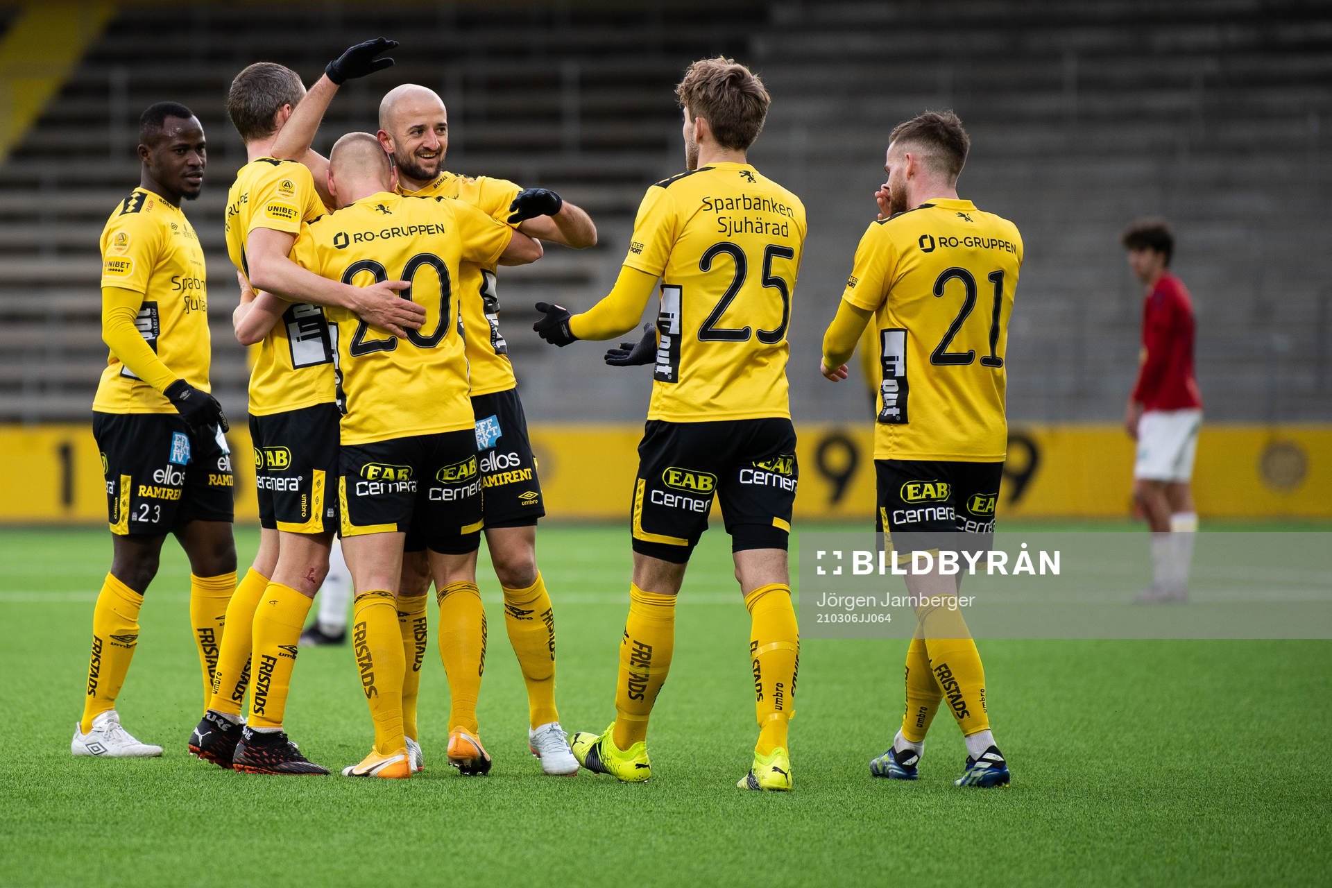 Elfsborgs spelare jublar