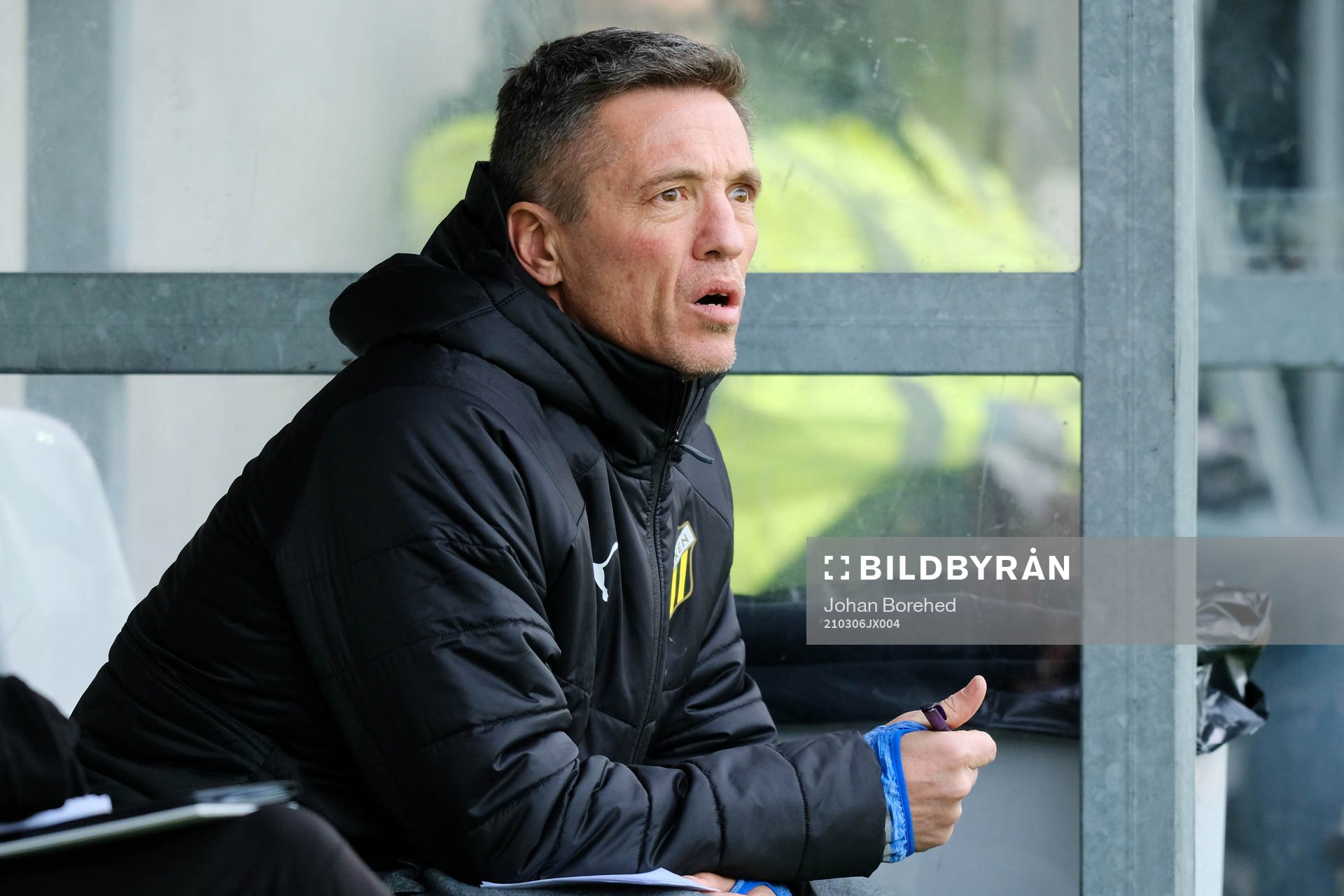 Häckens tränare Mats Gren