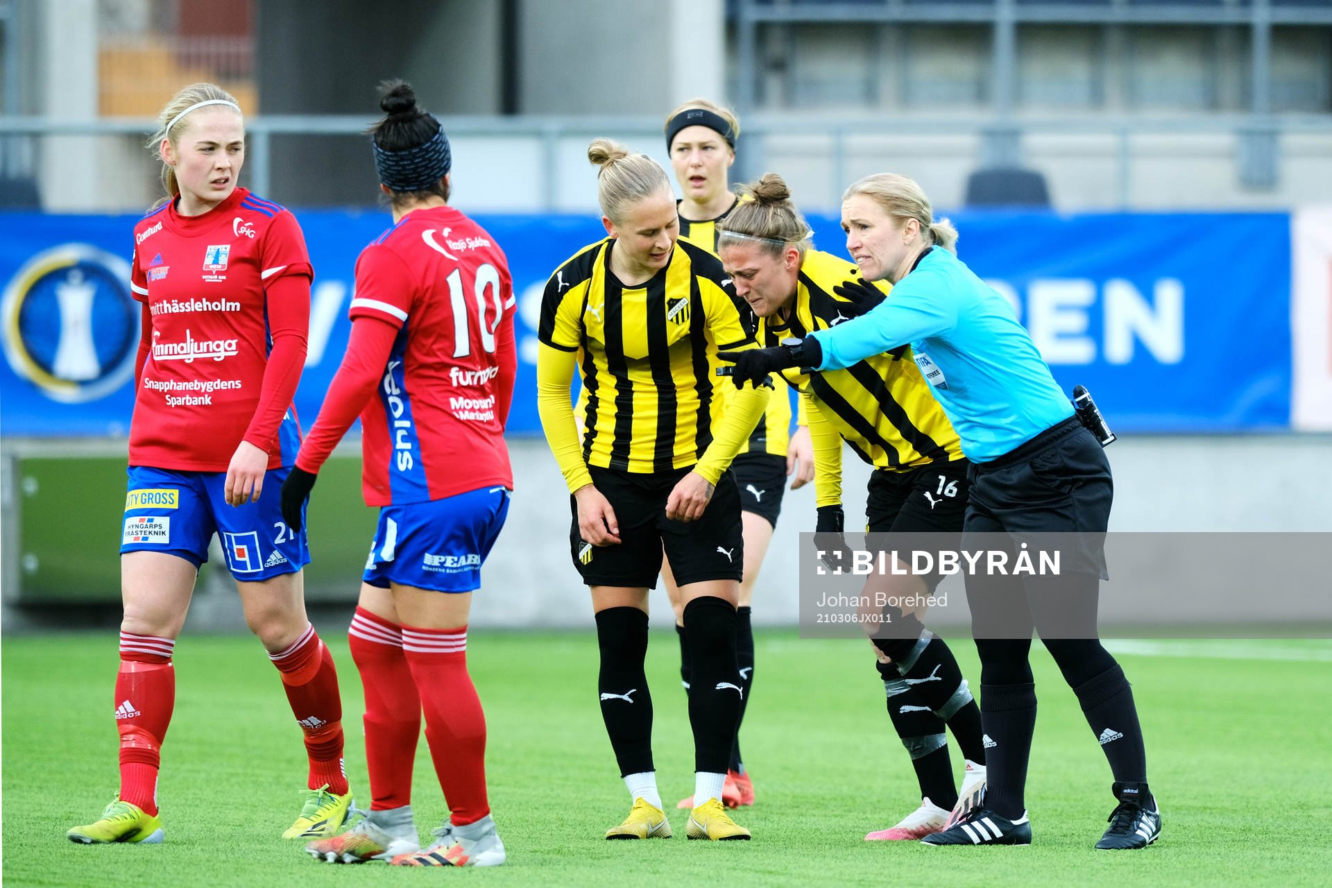 Häckens Filippa Angeldahl är skadad