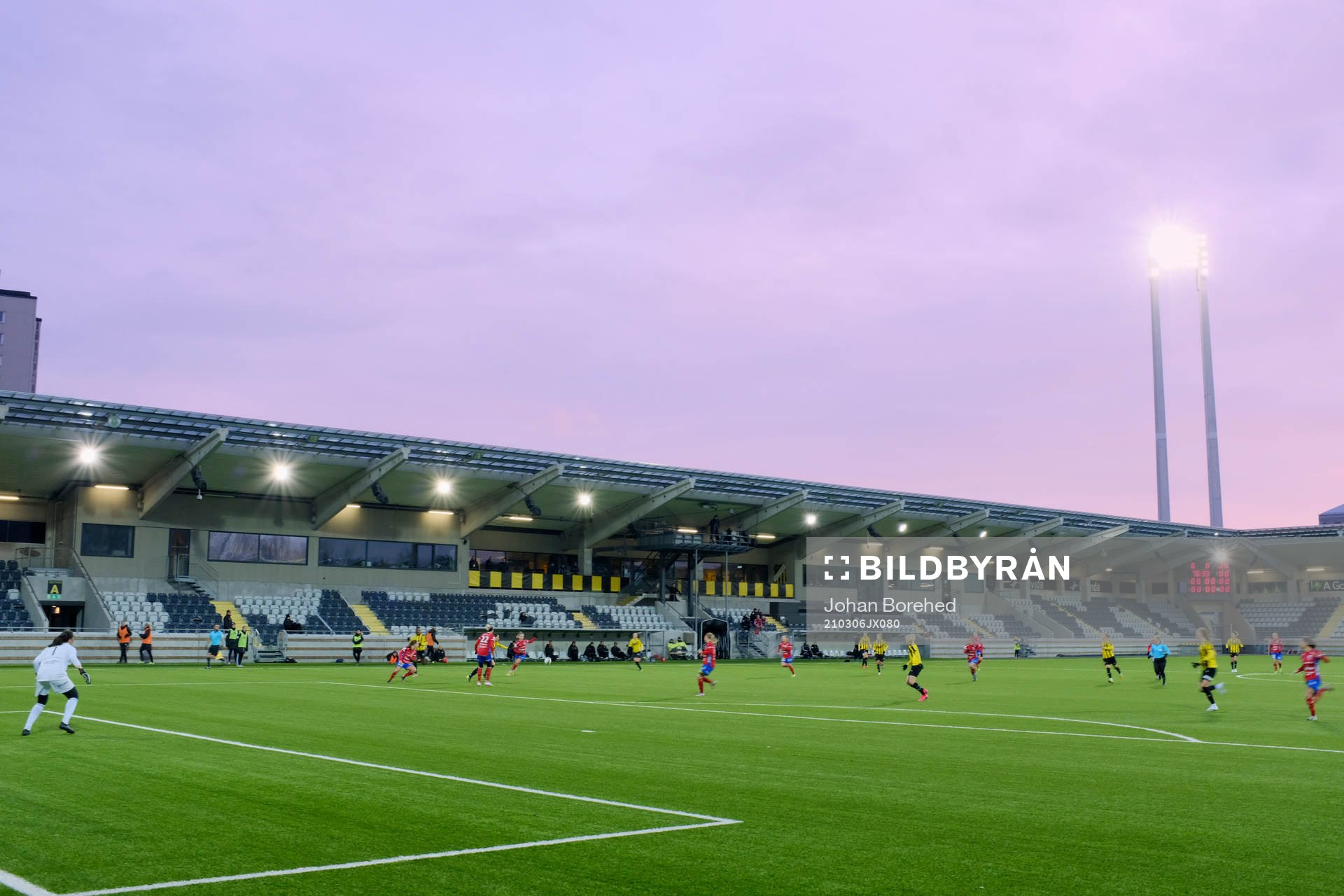 Vybild över Bravida Arena
