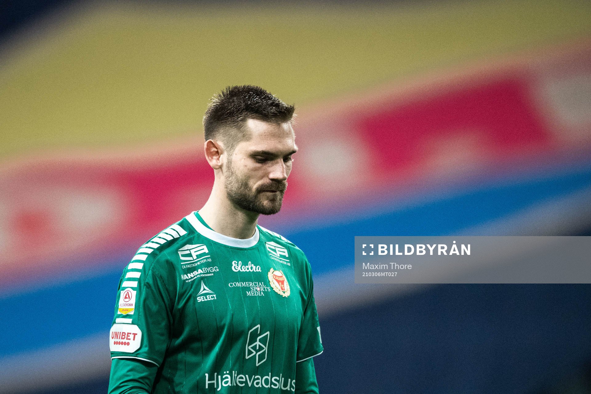 Kalmars målvakt Lucas Hägg Johansson