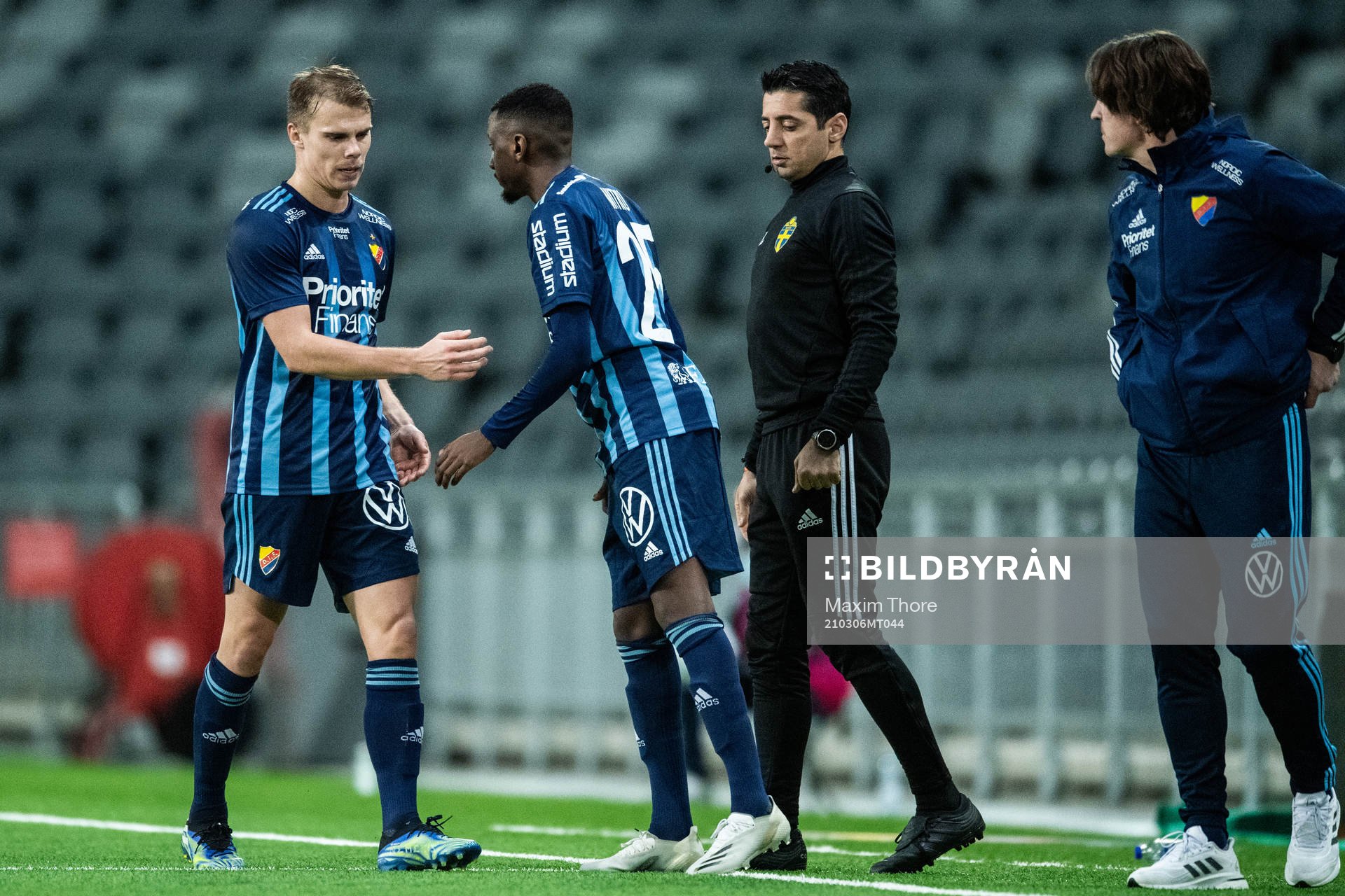 Djurgårdens Elias Andersson byts ut mot Mattias Mitku
