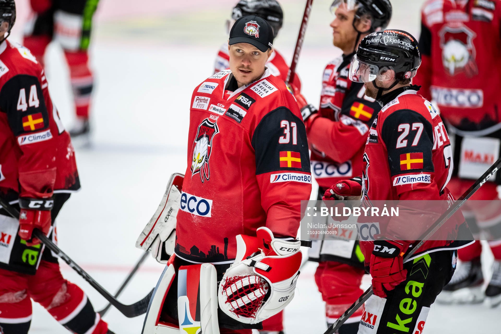 Malmö Redhawks målvakt Lars Volden