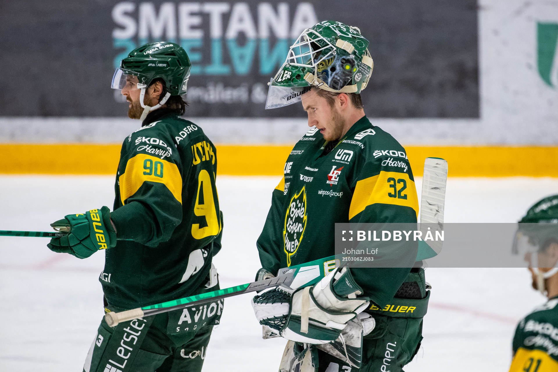 Björklövens målvakt Isak Mantler