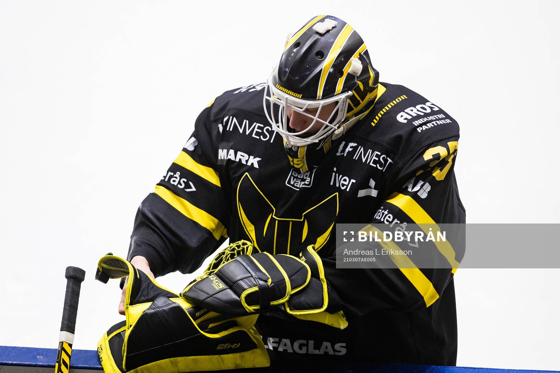 Västerås målvakt Emil Kruse