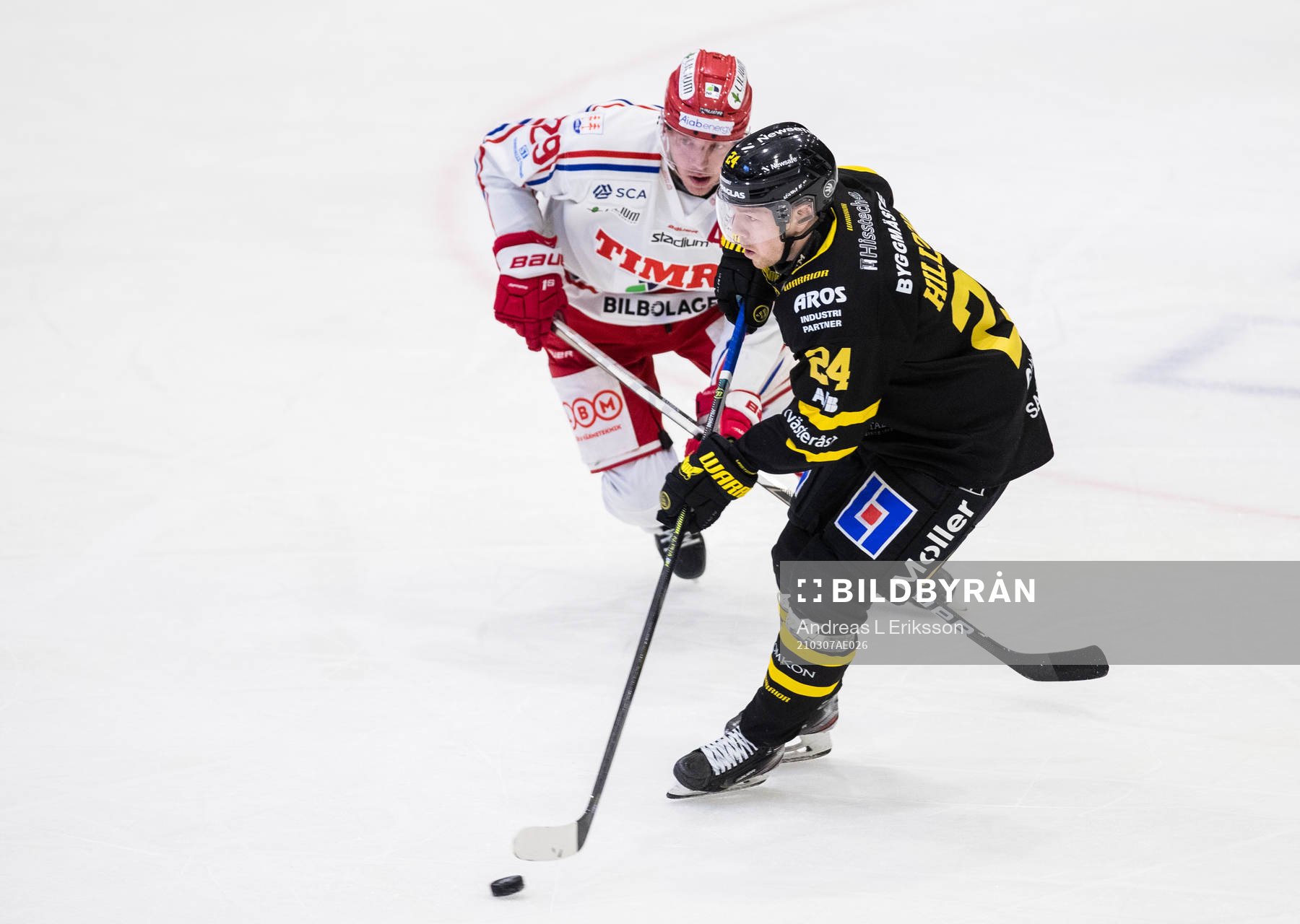 Timrås Morten Madsen  och Västerås Joakim Hillding