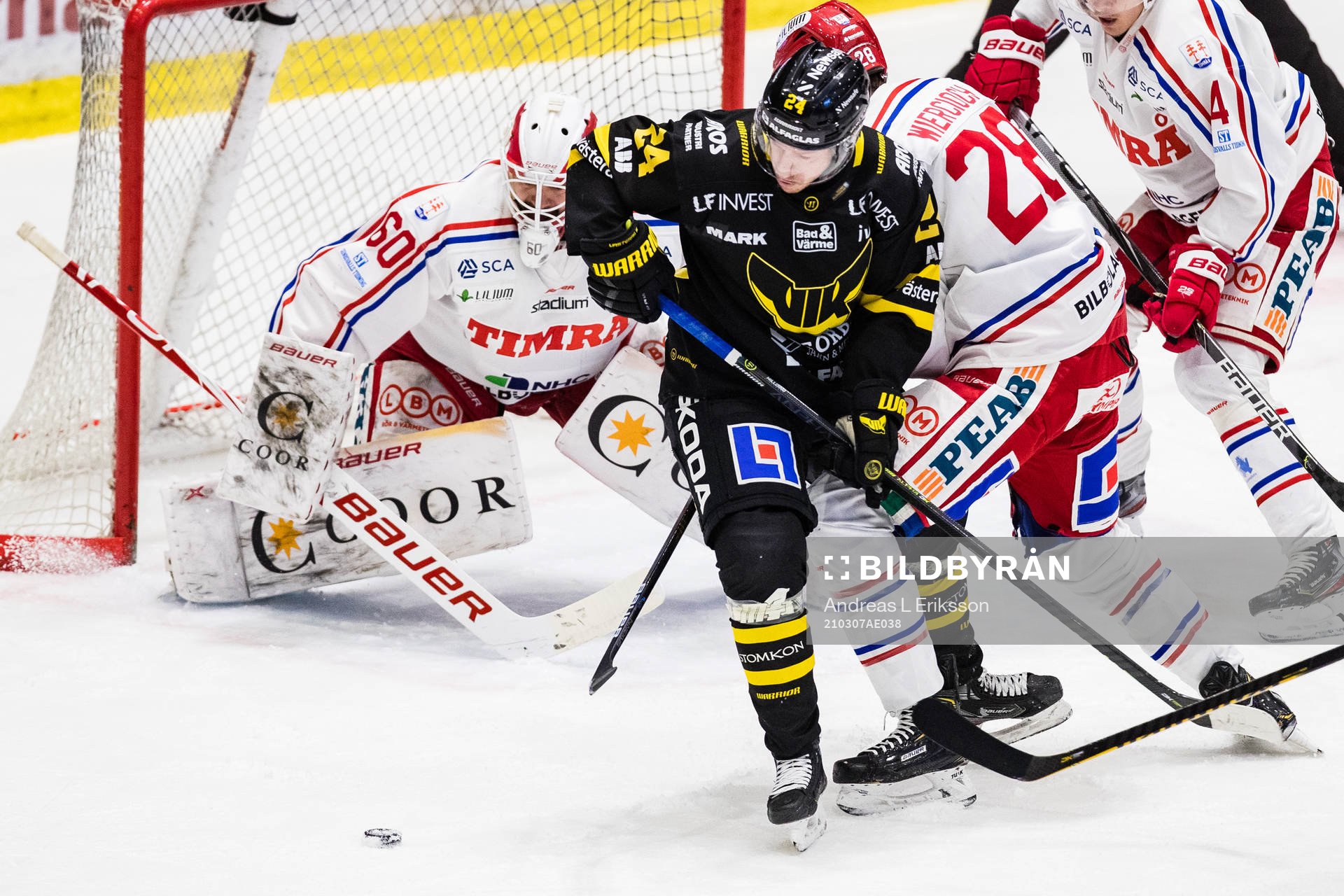 Västerås Joakim Hillding och Timrås Patrick Wiercioch