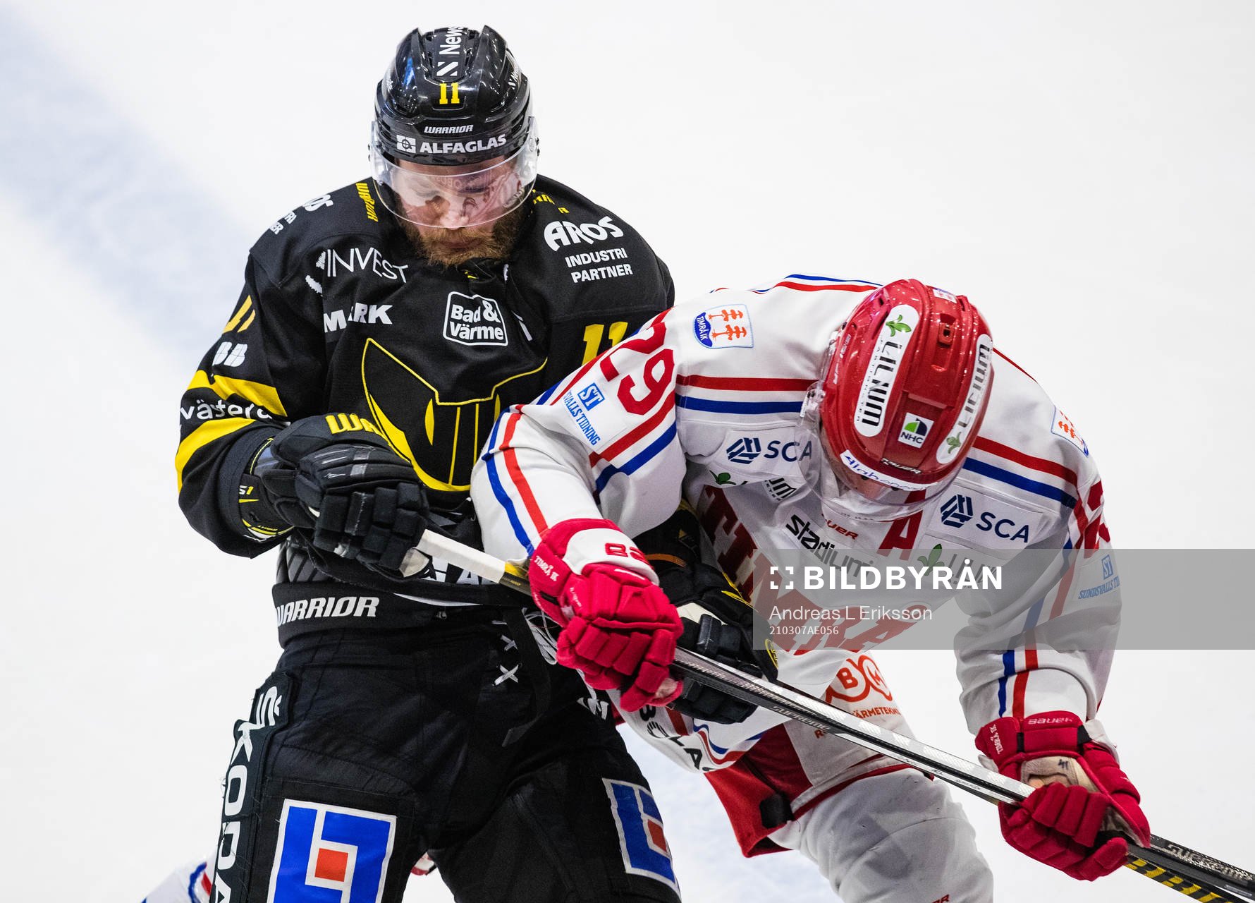 Västerås Sam Marklund och Timrås Morten Madsen